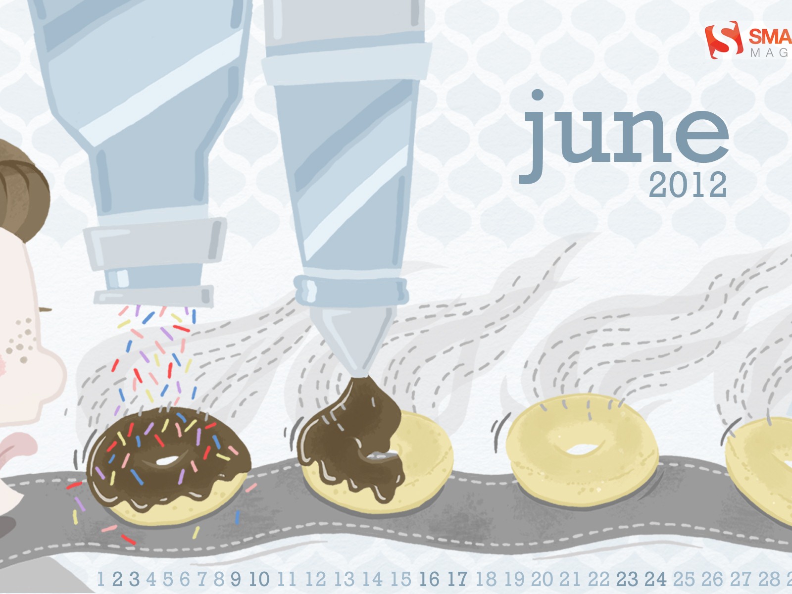 June 2012 Calendar wallpapers (1) #20 - 1600x1200