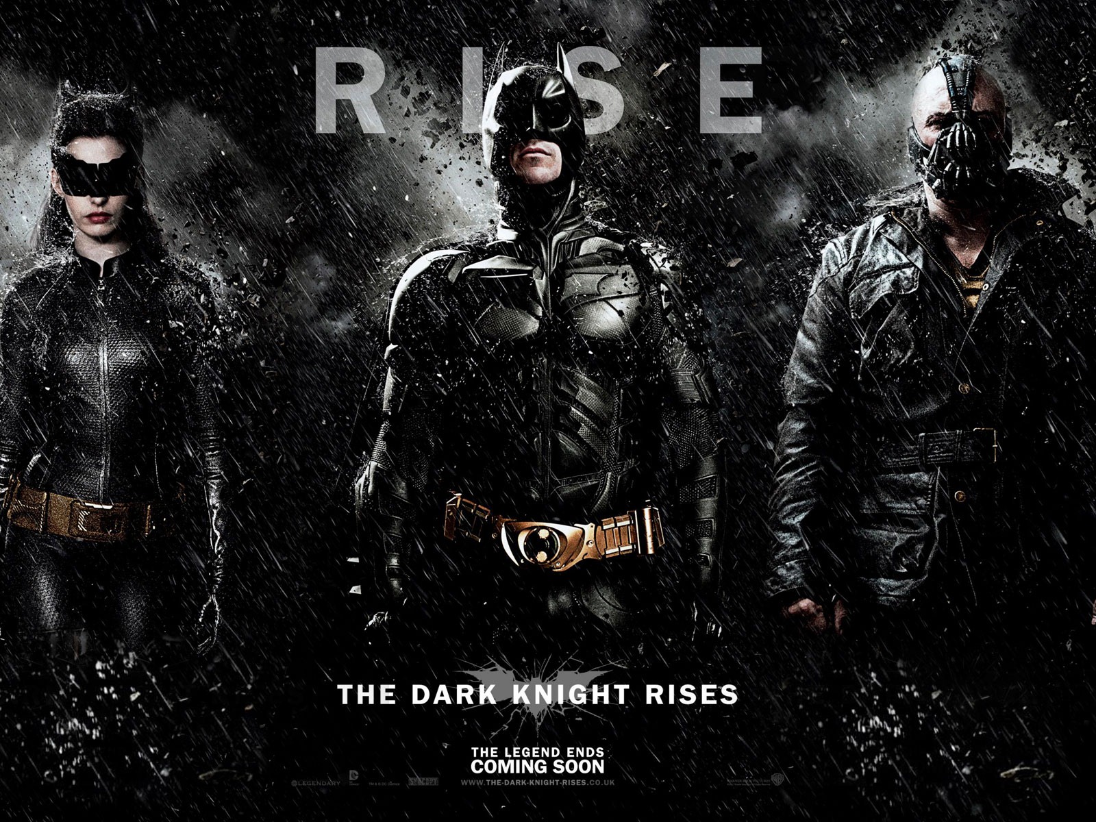 The Dark Knight восходит 2012 HD обои #1 - 1600x1200