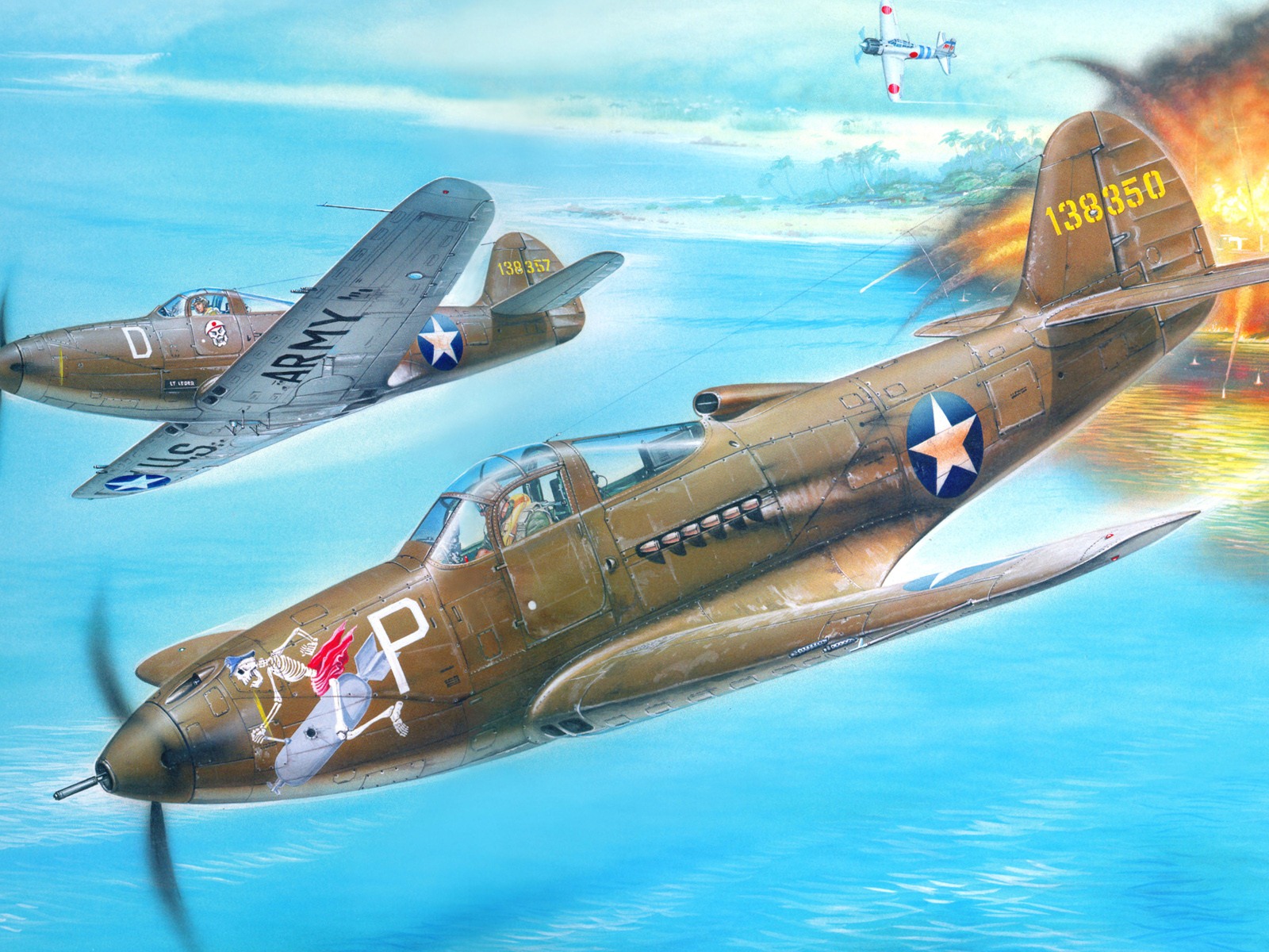 Военный самолет полет изысканные обои картины #17 - 1600x1200