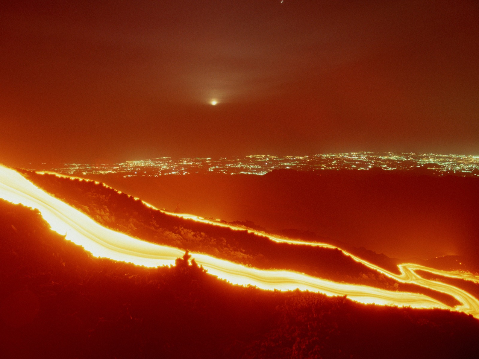 Vulkanausbruch von der herrlichen Landschaft Tapeten #7 - 1600x1200