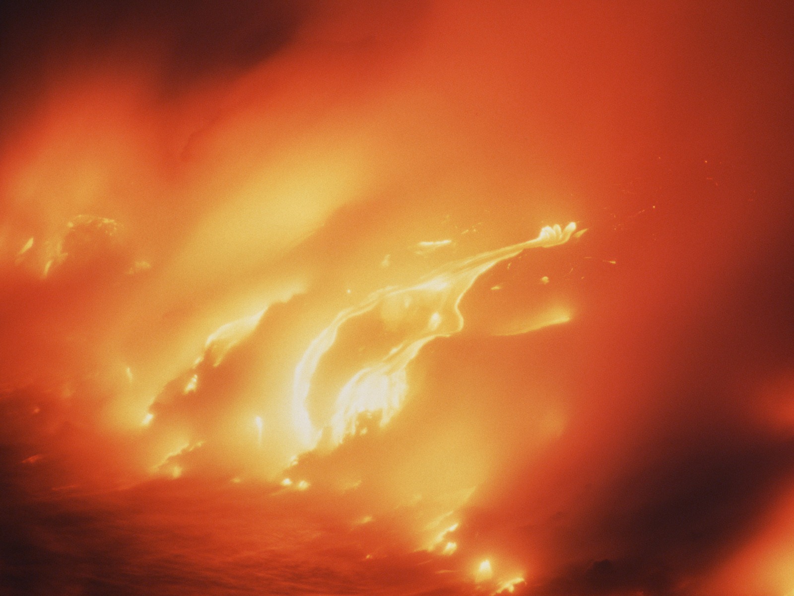 Vulkanausbruch von der herrlichen Landschaft Tapeten #19 - 1600x1200