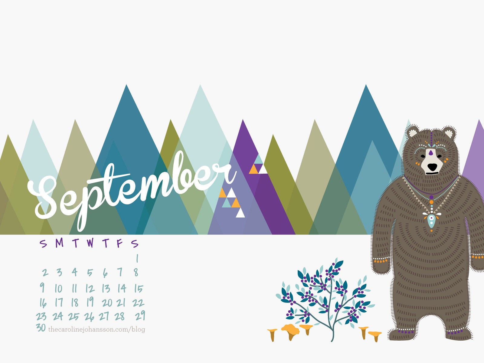 September 2012 Calendar wallpaper (2) #18 - 1600x1200
