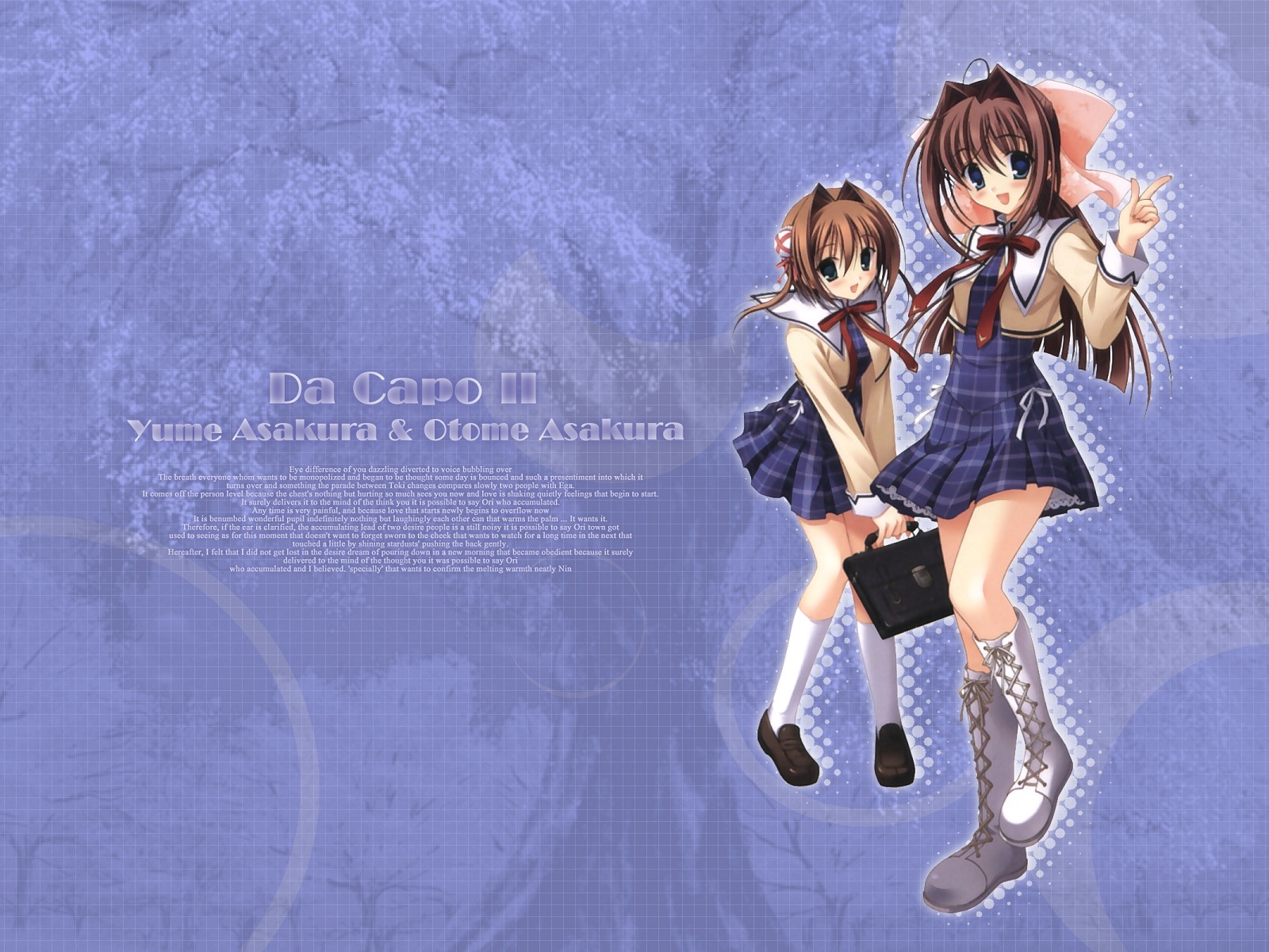 D.C. Dívčí Symphony HD anime Tapety na plochu #11 - 1600x1200