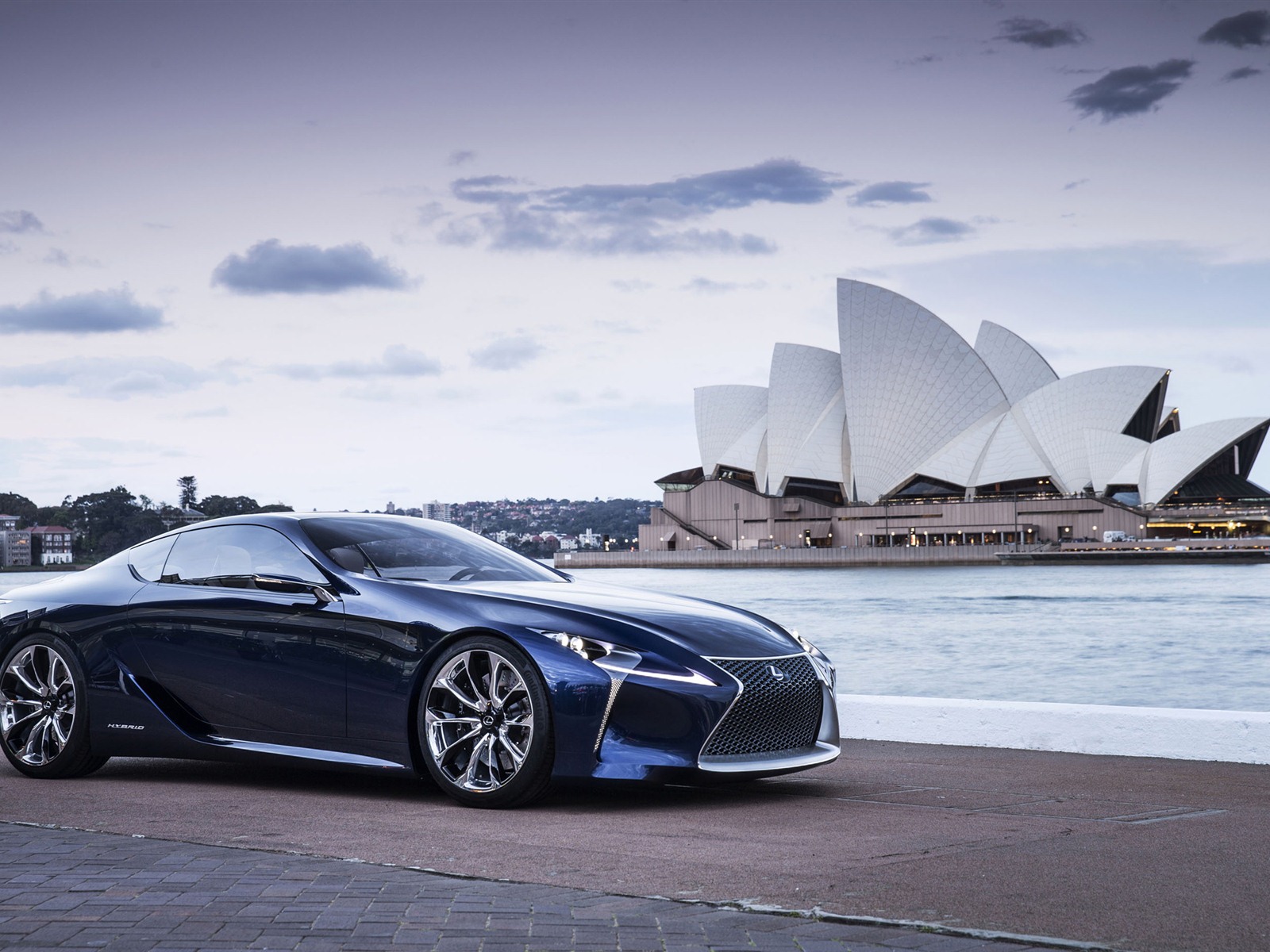 2012 Lexus LF-LC azul concepto HD fondos de pantalla #2 - 1600x1200