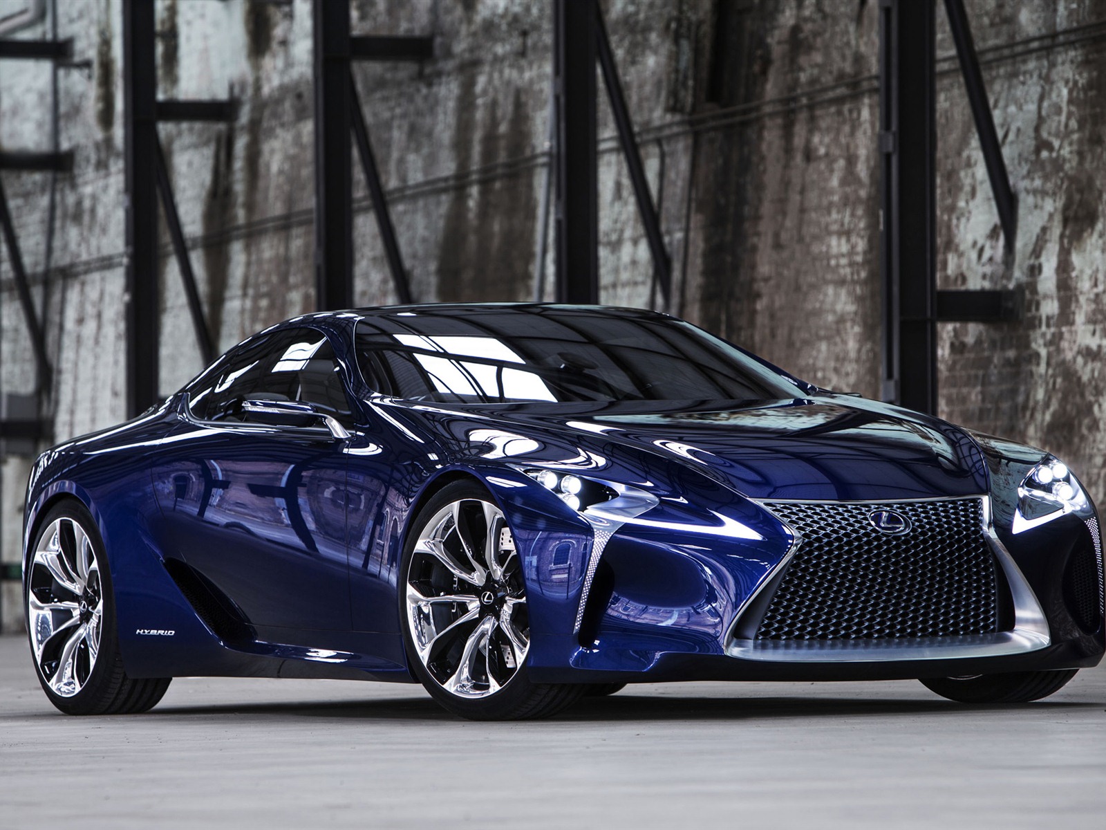 2012 Lexus LF-LC синий концепцию HD обои #4 - 1600x1200