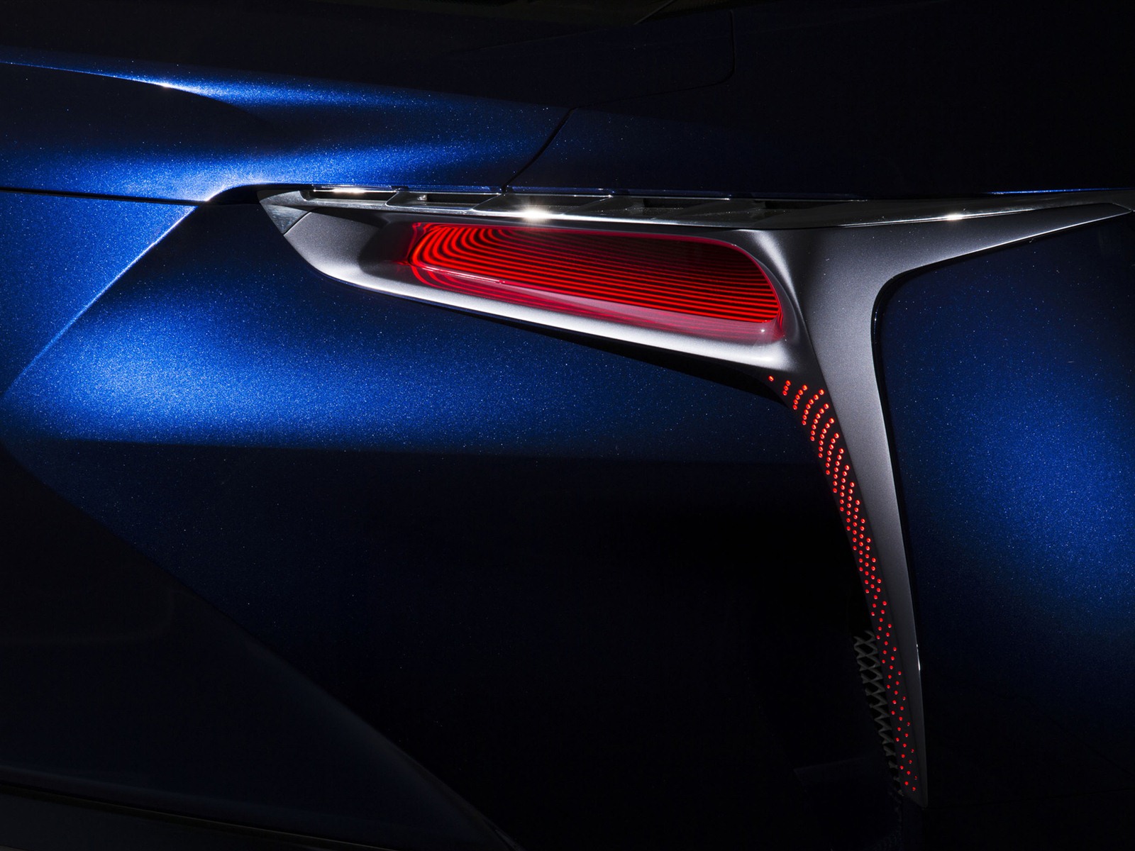 2012 Lexus LF-LC синий концепцию HD обои #13 - 1600x1200
