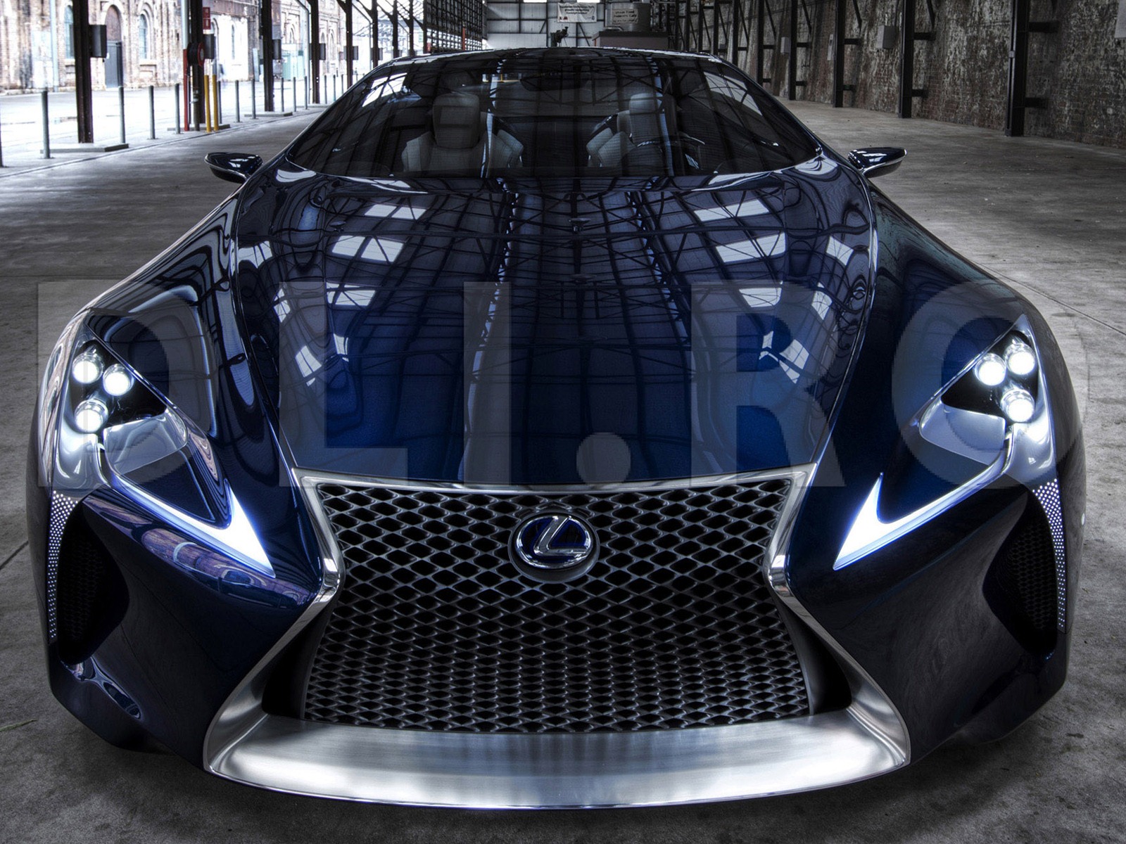 2012 Lexus LF-LC Blue concept 雷克薩斯 藍色概念車 高清壁紙 #15 - 1600x1200