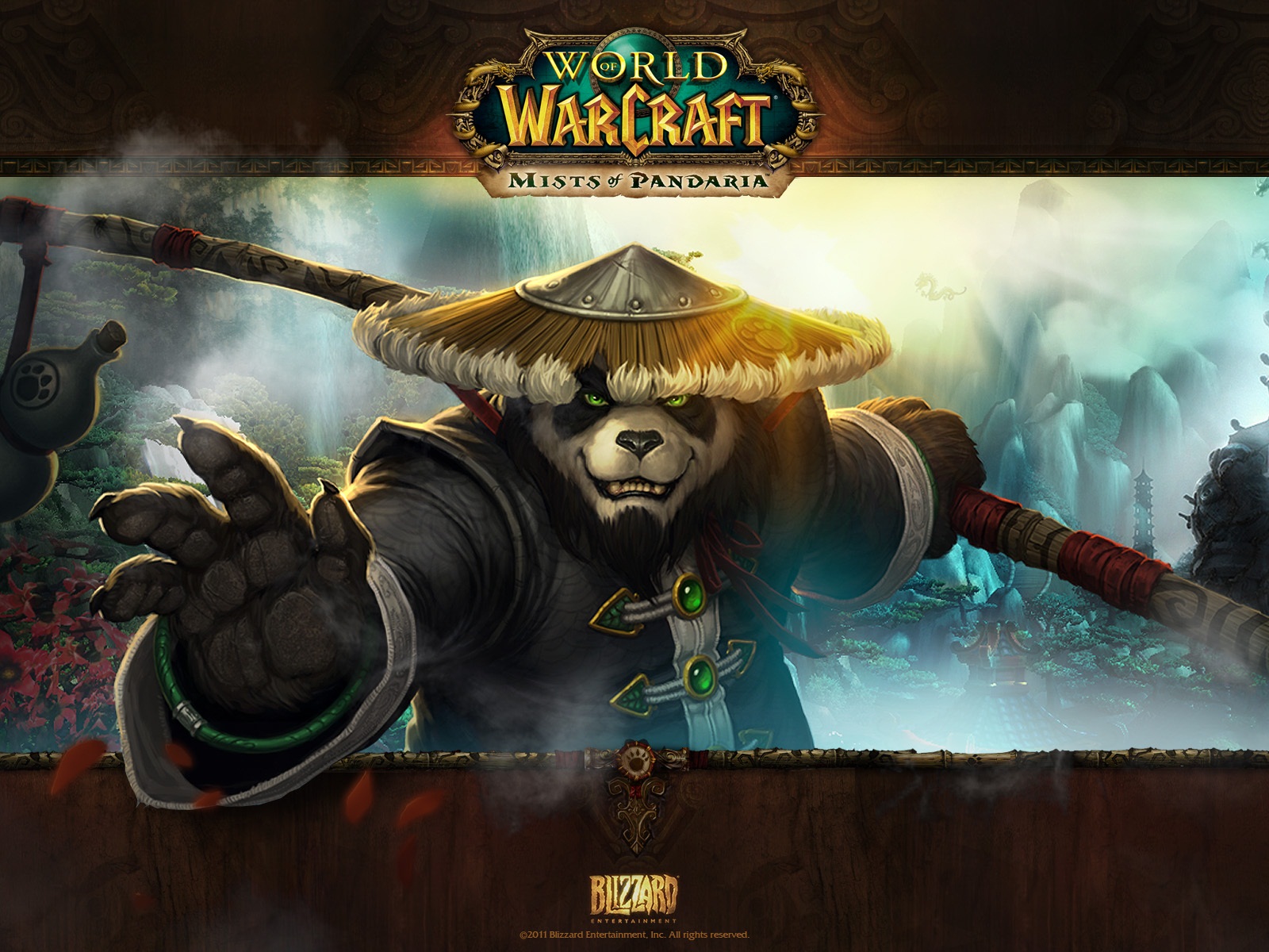 World of Warcraftの：Pandaria HDの壁紙のミスト #1 - 1600x1200