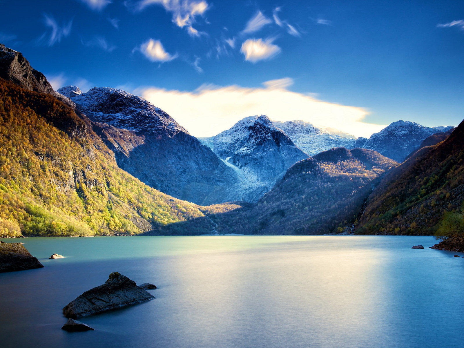 호수, 바다, 나무, 숲, 산, 아름다운 풍경을 배경 화면 #2 - 1600x1200