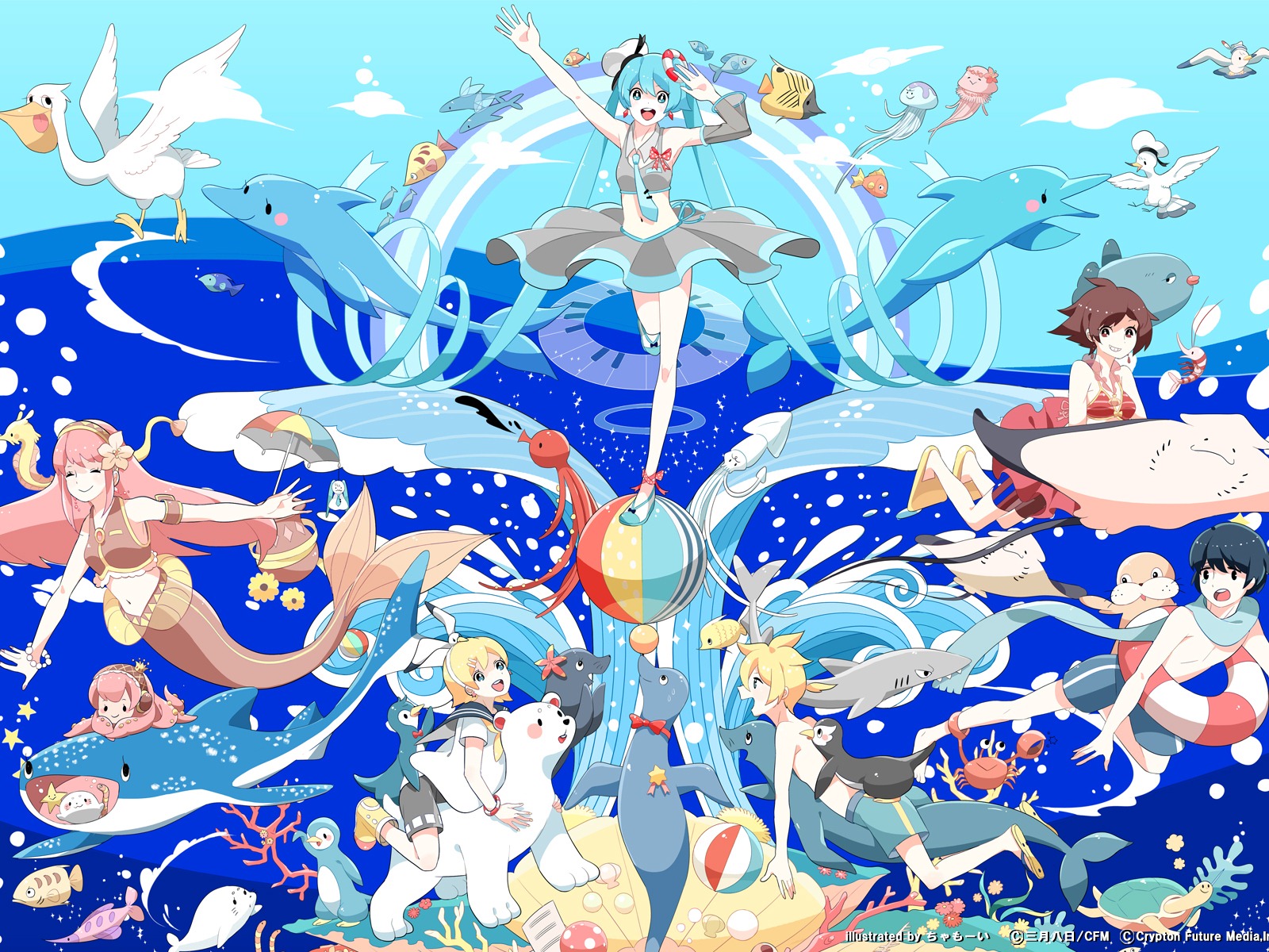 Hatsune Miku serie wallpaper (5) #5 - 1600x1200