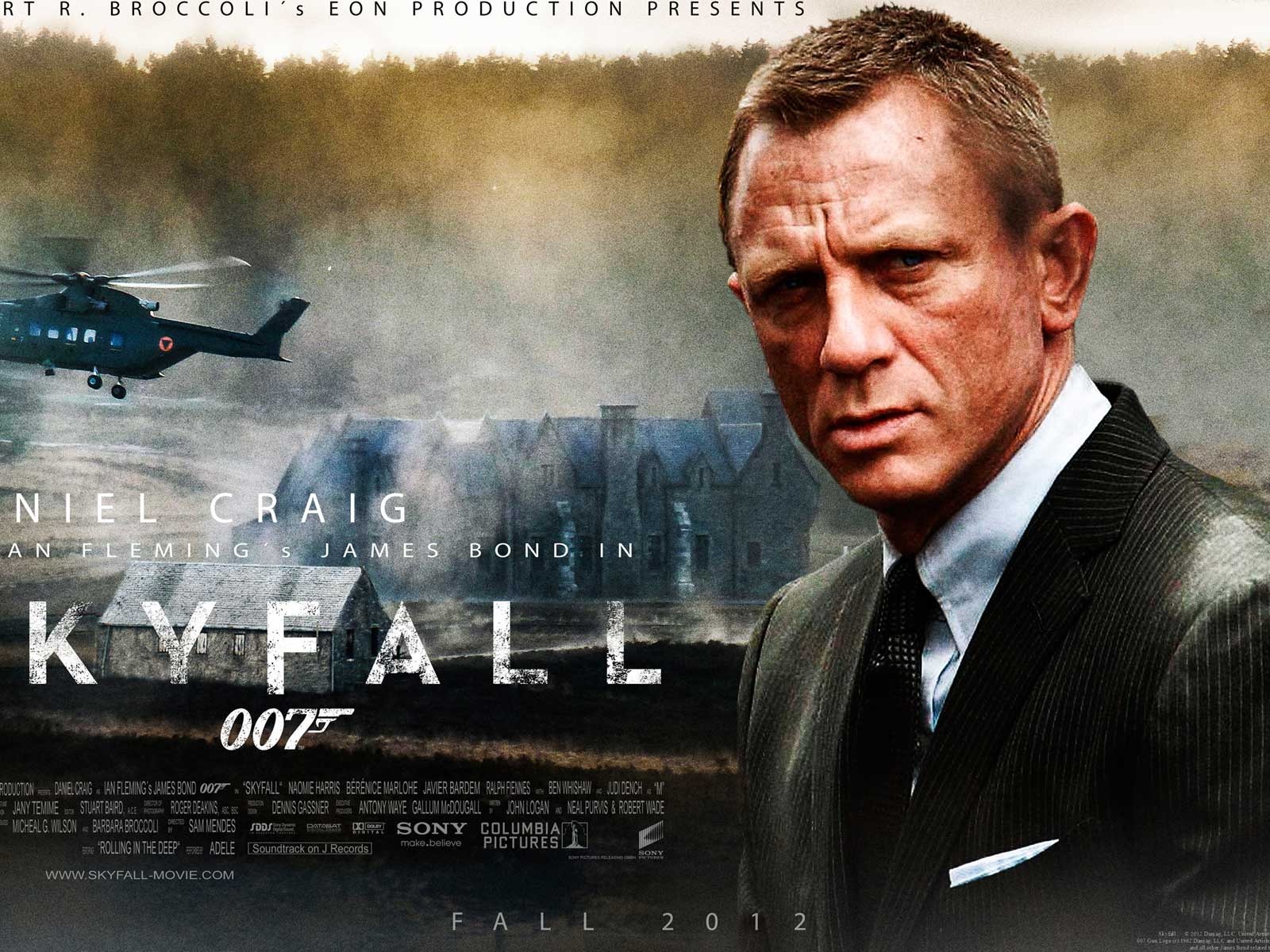 Skyfall 007 HD обои #7 - 1600x1200