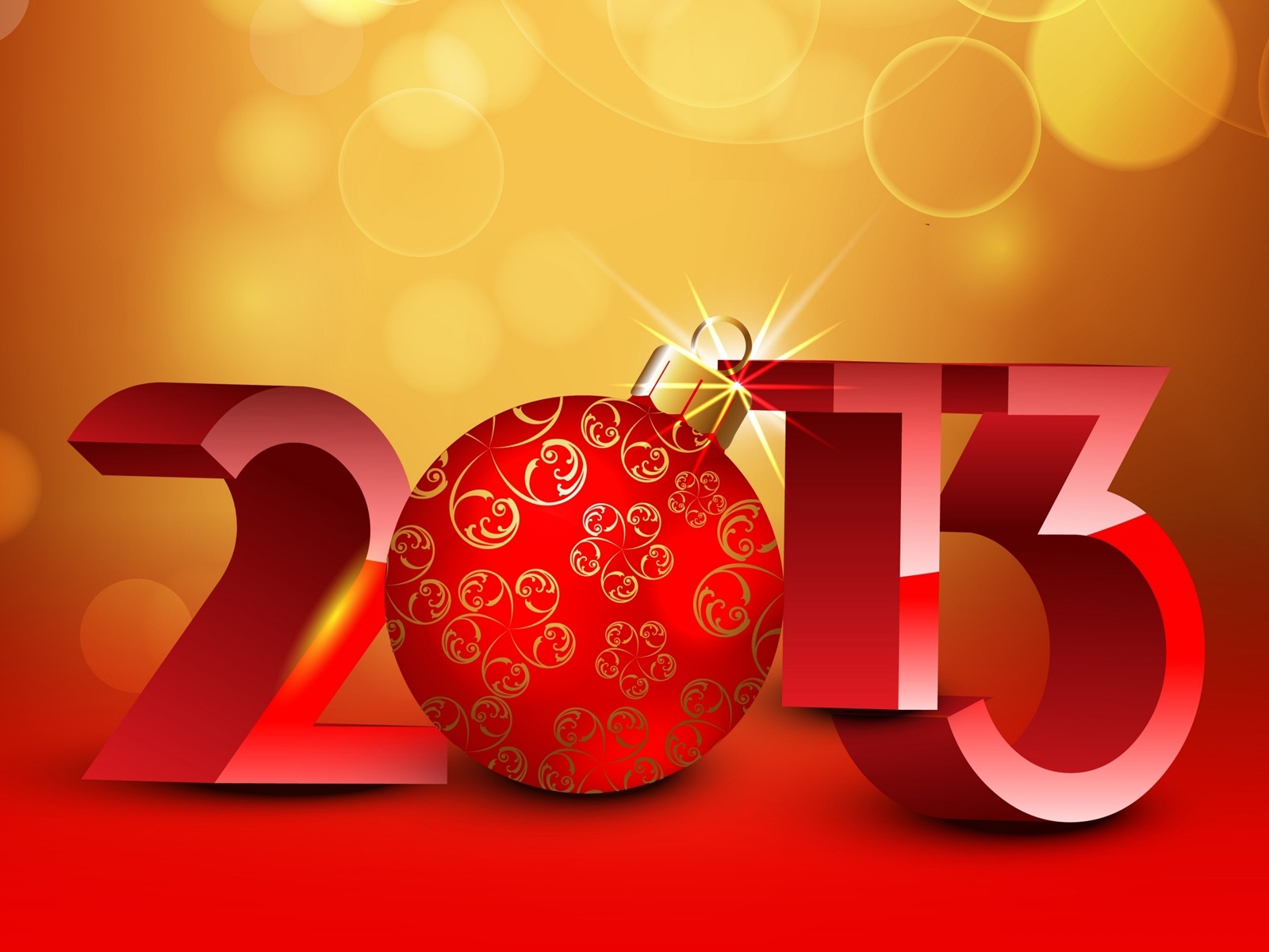 2013 Happy New Year HD обои #16 - 1600x1200