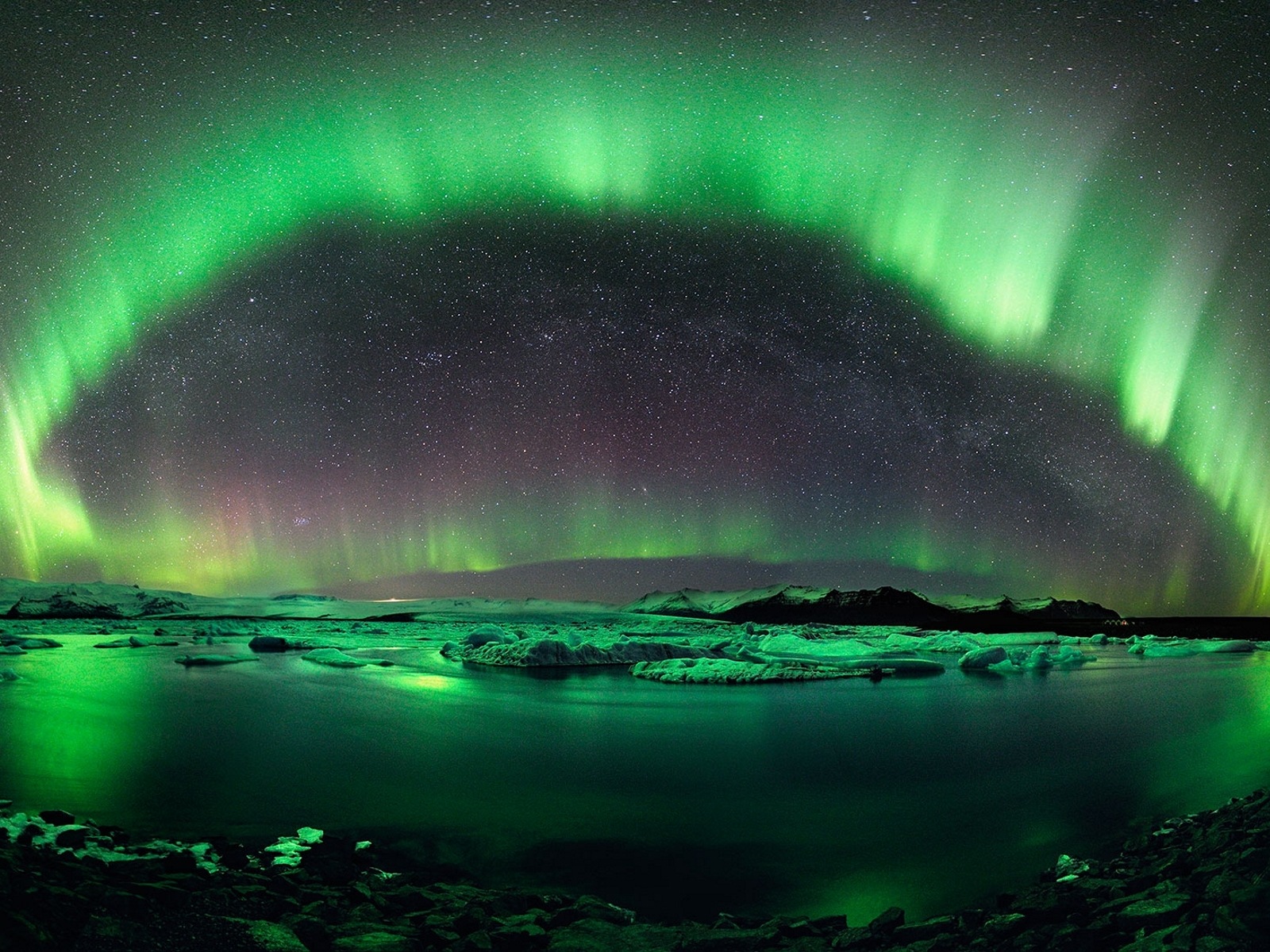 Природные чудеса Northern Lights HD обои (2) #10 - 1600x1200