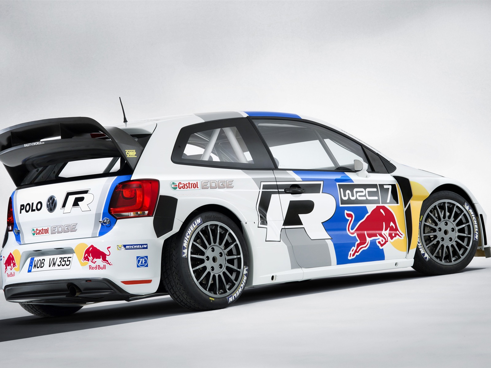 2013年フォルクスワーゲンポロR WRCのHDの壁紙 #2 - 1600x1200
