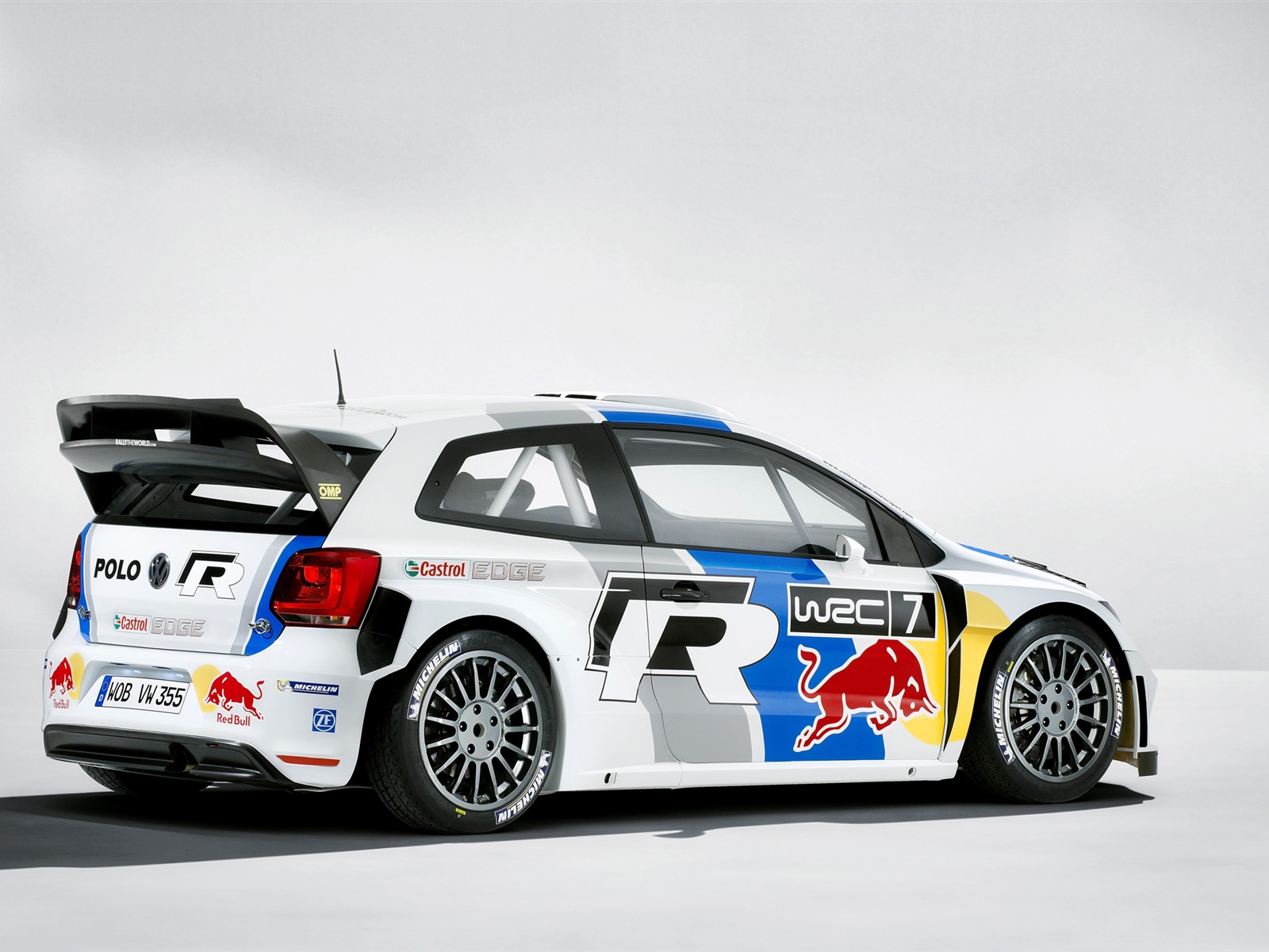 2013年フォルクスワーゲンポロR WRCのHDの壁紙 #3 - 1600x1200