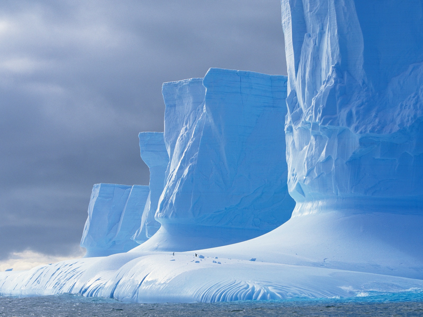 Windows 8 Wallpaper: Antarktis, Schnee Landschaft der Antarktis Pinguine #5 - 1600x1200