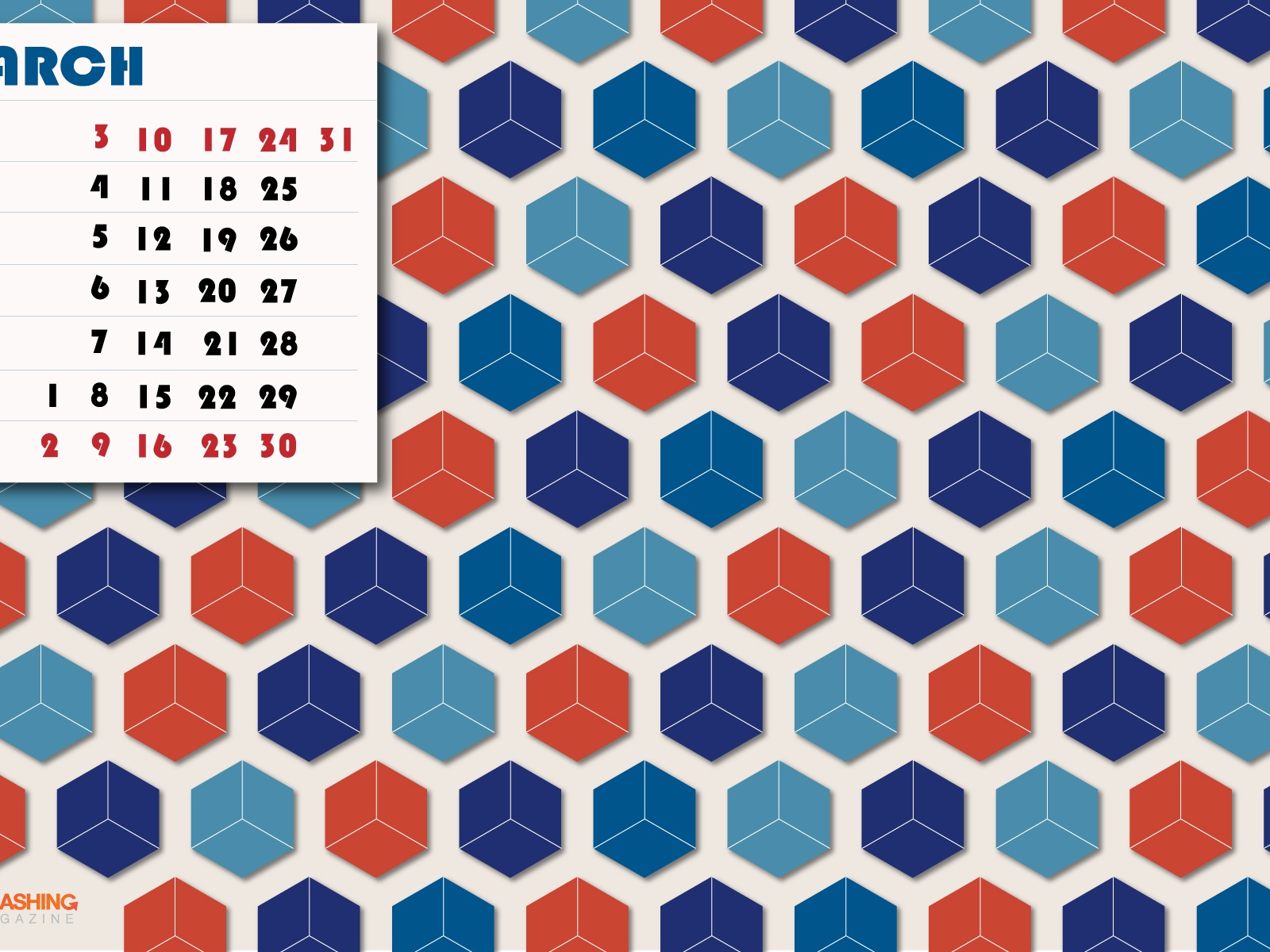 March 2013 calendar wallpaper (1) #10 - 1600x1200