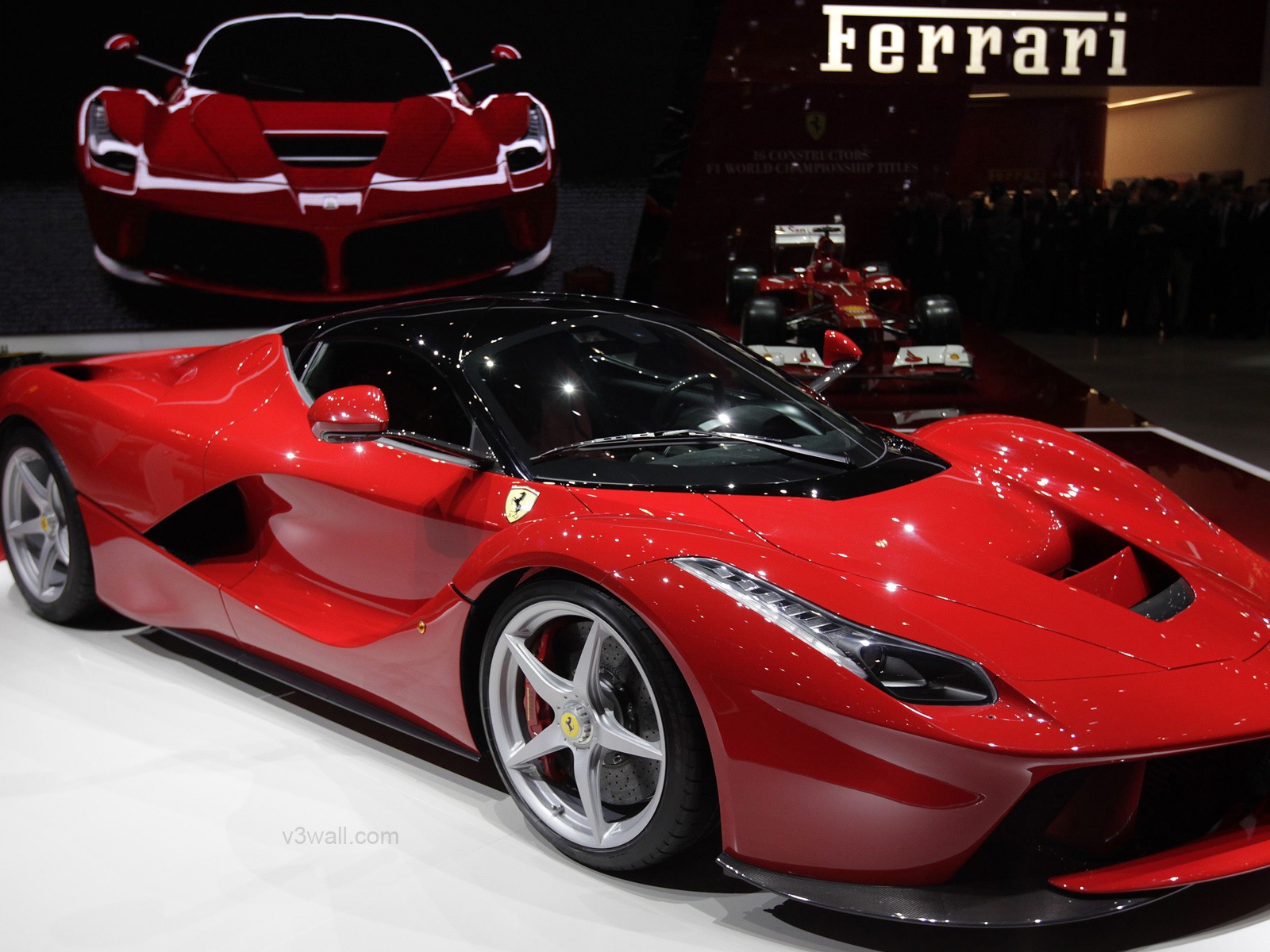 2013 Ferrari LaFerrari красного суперкара HD обои #2 - 1600x1200