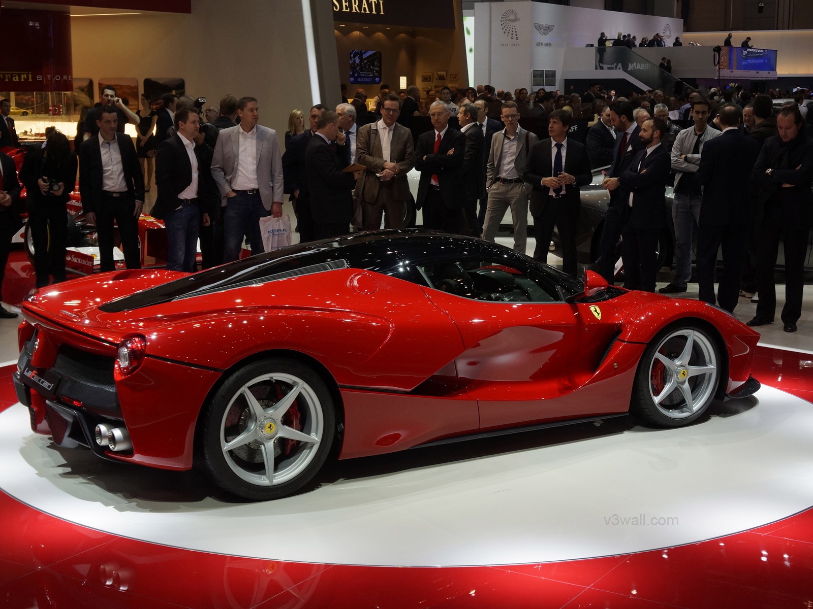2013フェラーリLaFerrari赤いスーパーカーのHD壁紙 #14 - 1600x1200