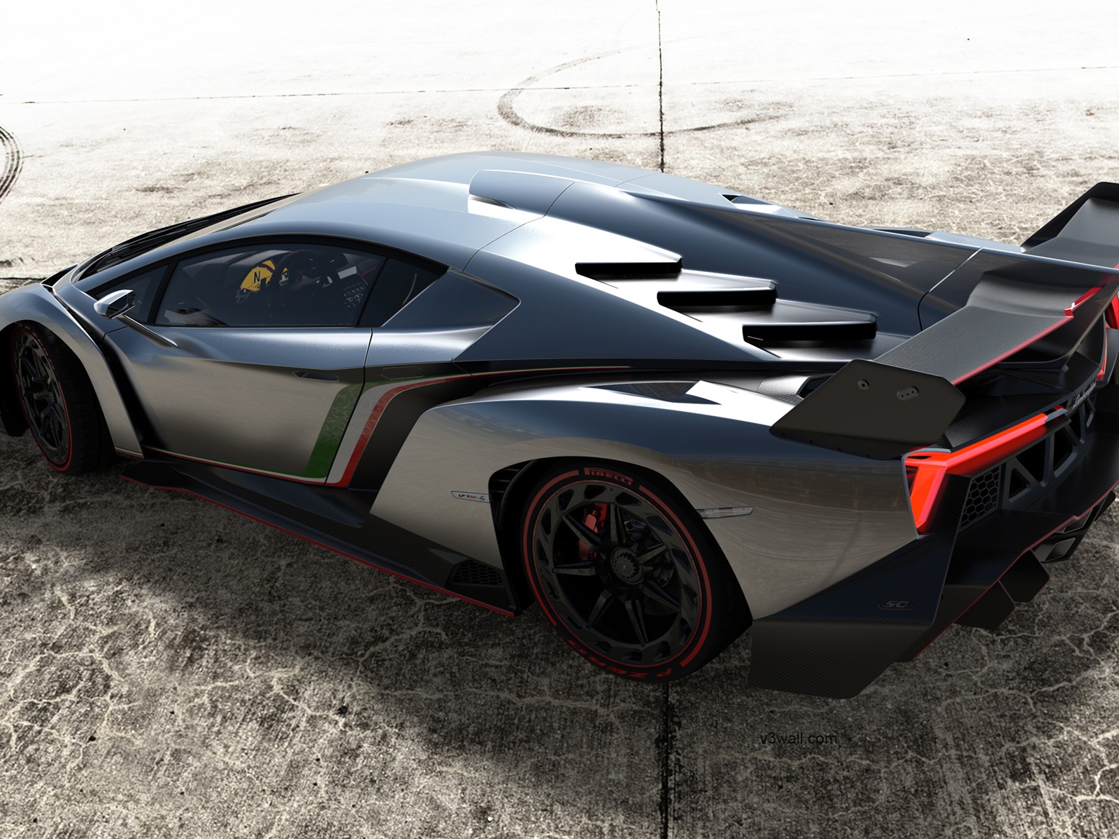 2013 Lamborghini Veneno Luxus-Supersportwagen HD Wallpaper #6 - 1600x1200