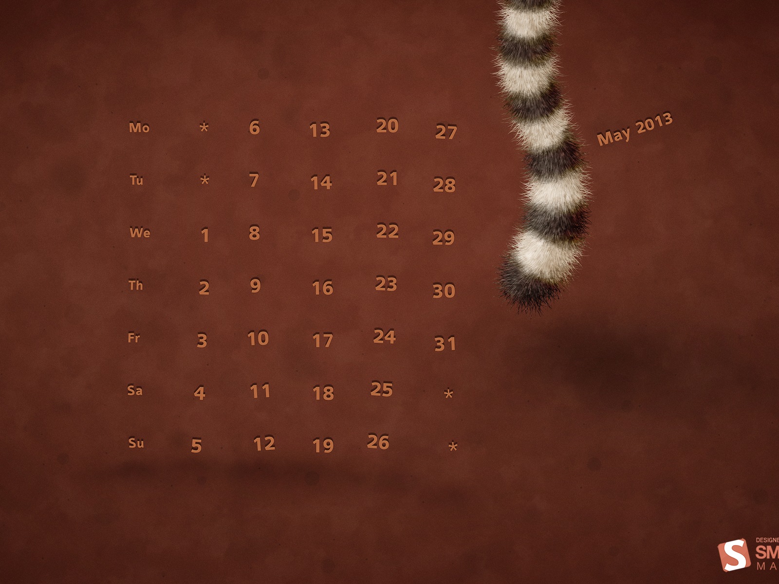 05. 2013 Kalendář tapety (2) #18 - 1600x1200