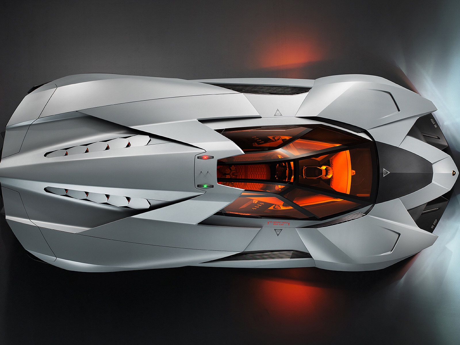 Lamborghini Egoista Concept 兰博基尼Egoista概念超级跑车 高清壁纸2 - 1600x1200