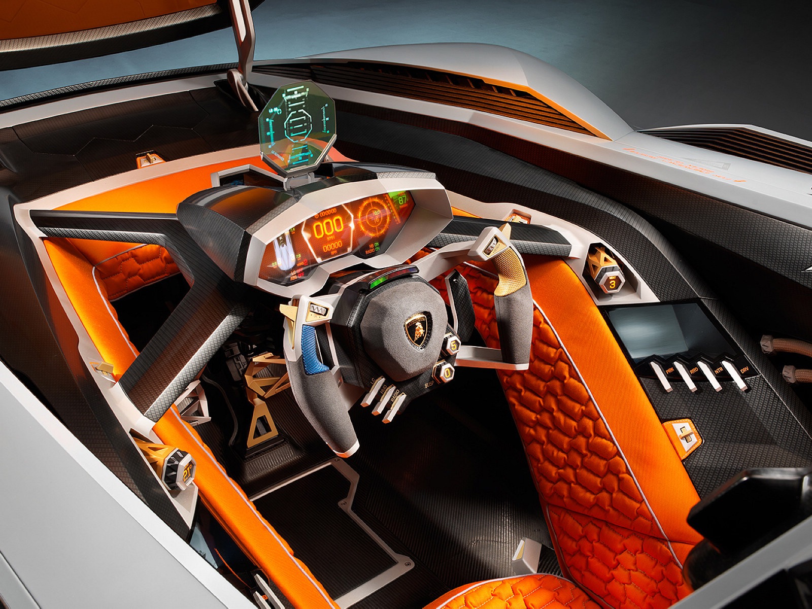 Lamborghini Egoista концепция суперкара HD обои #3 - 1600x1200