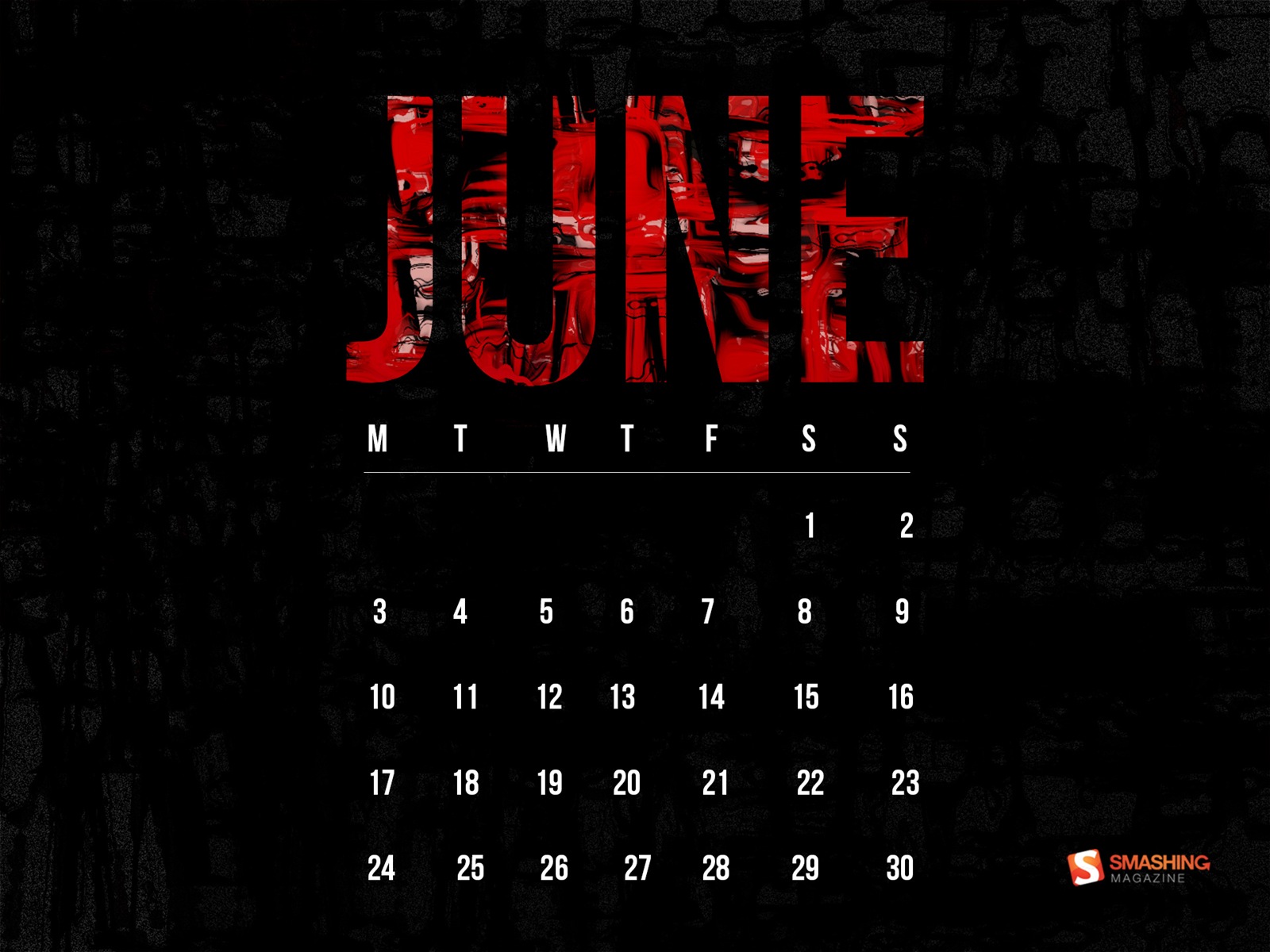 06. 2013 Kalendář tapety (1) #12 - 1600x1200