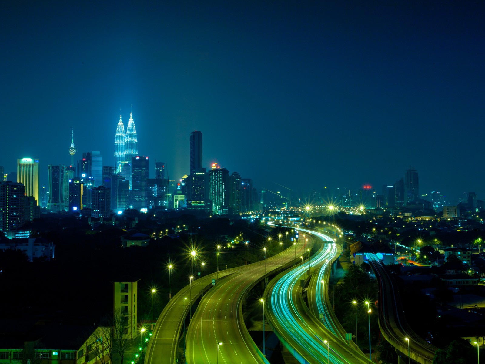 매력적인 도시의 밤 HD 배경 화면 #5 - 1600x1200