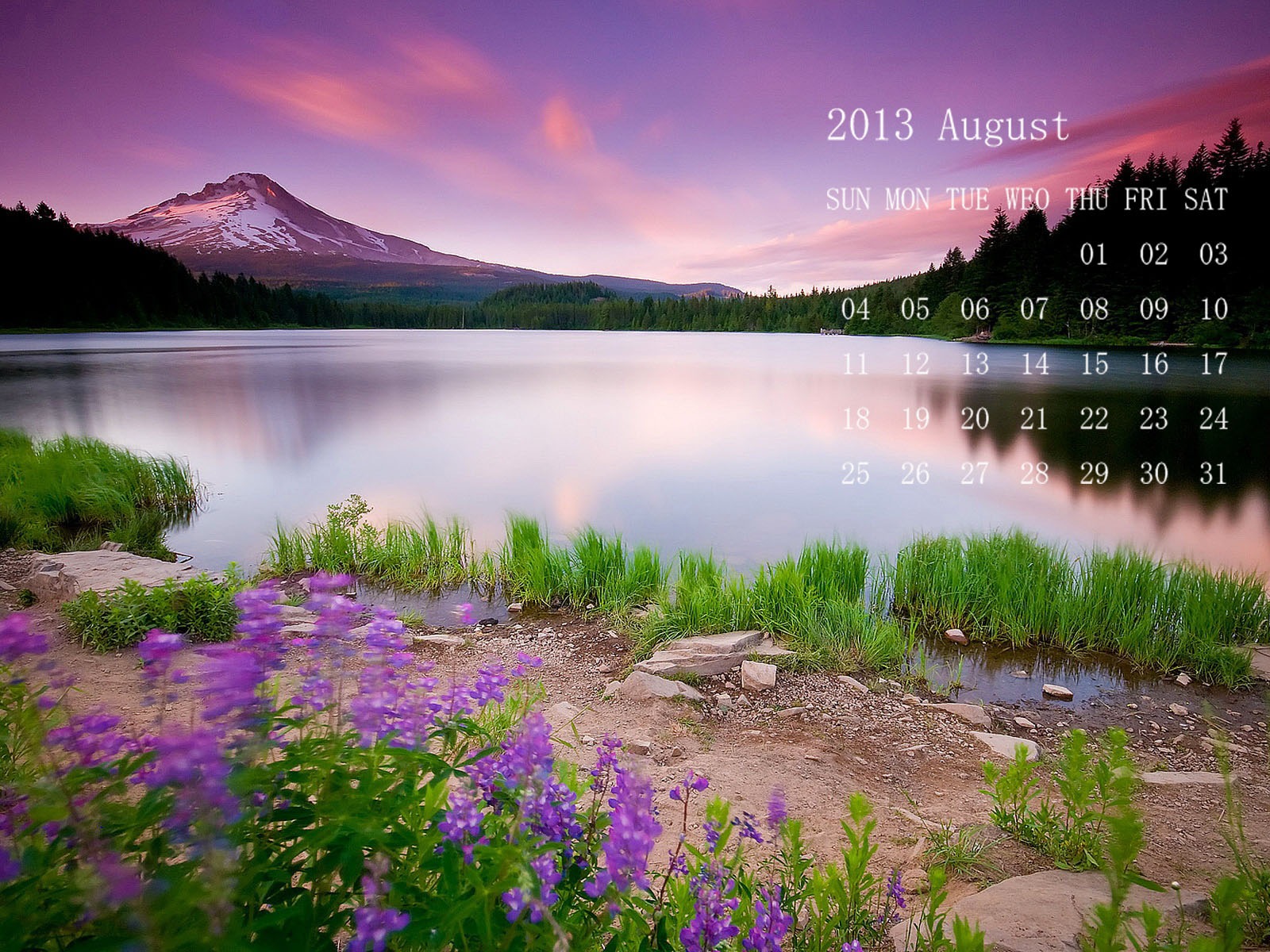 08 2013 calendario fondo de pantalla (1) #8 - 1600x1200