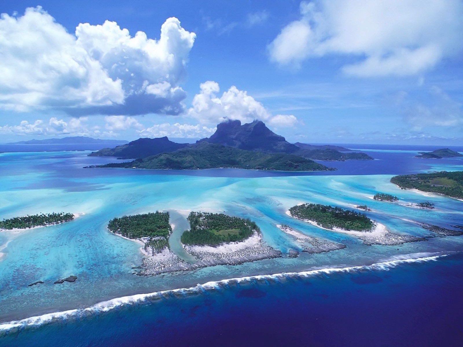 藍色大海海岸風景 高清壁紙 #20 - 1600x1200