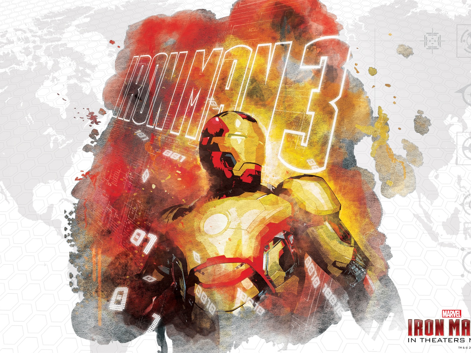 Iron Man 3 2013 钢铁侠3 最新高清壁纸10 - 1600x1200
