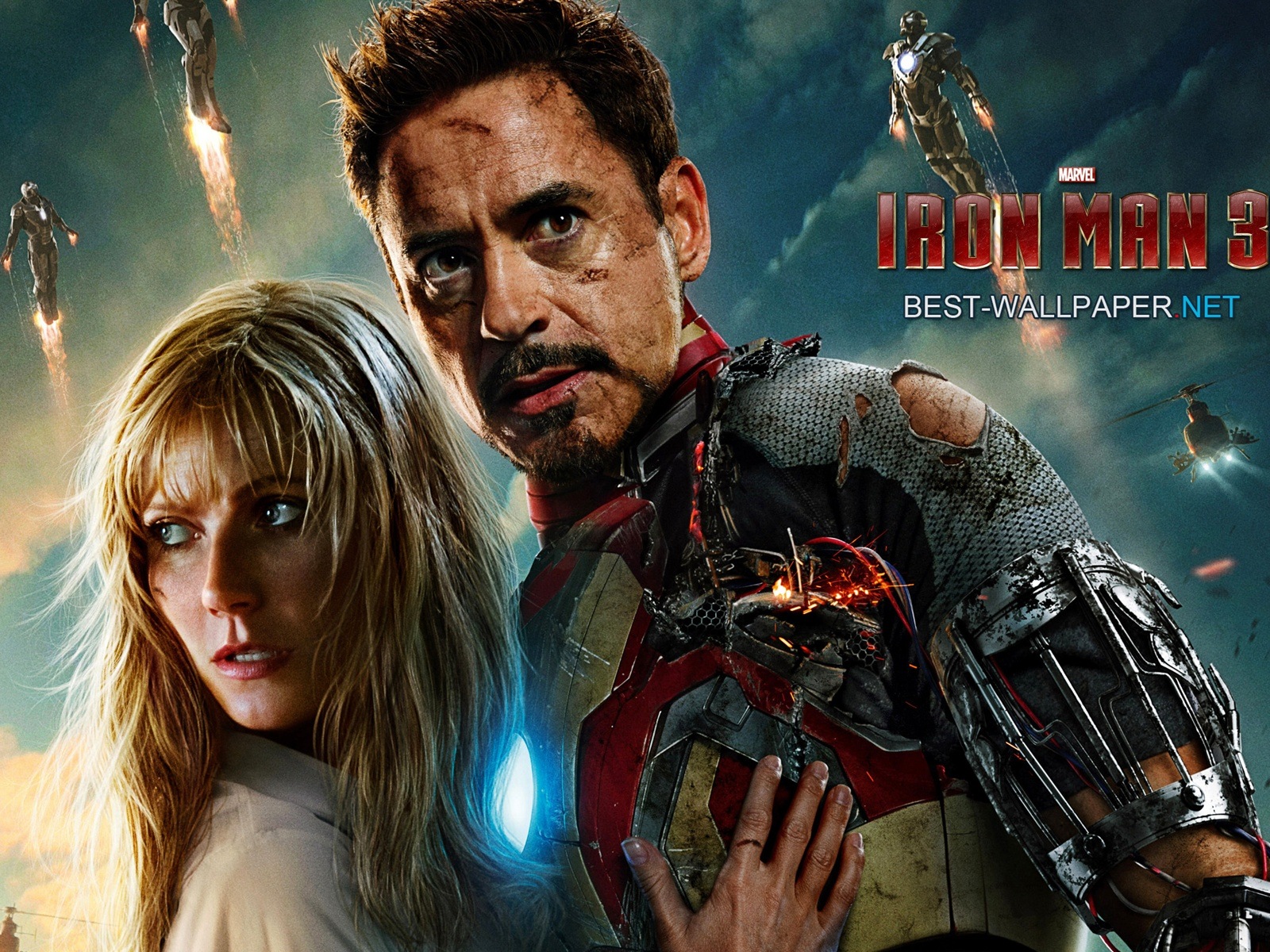 2013 Iron Man 3 nejnovější HD tapety na plochu #13 - 1600x1200