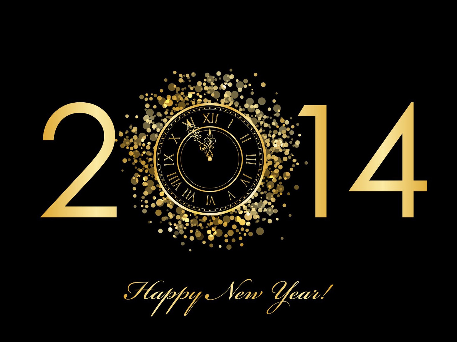 2014 New Year Theme HD Fonds d'écran (1) #1 - 1600x1200