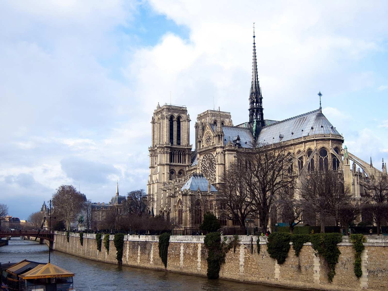 巴黎圣母院 高清风景壁纸9 - 1600x1200