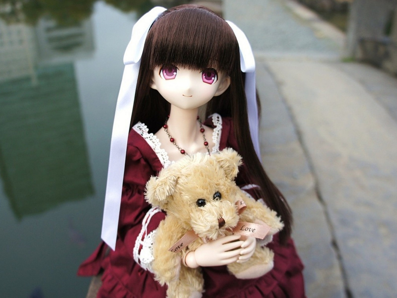 아름다운 슈퍼 Dollfie 장난감 소녀의 HD 배경 화면 #10 - 1600x1200