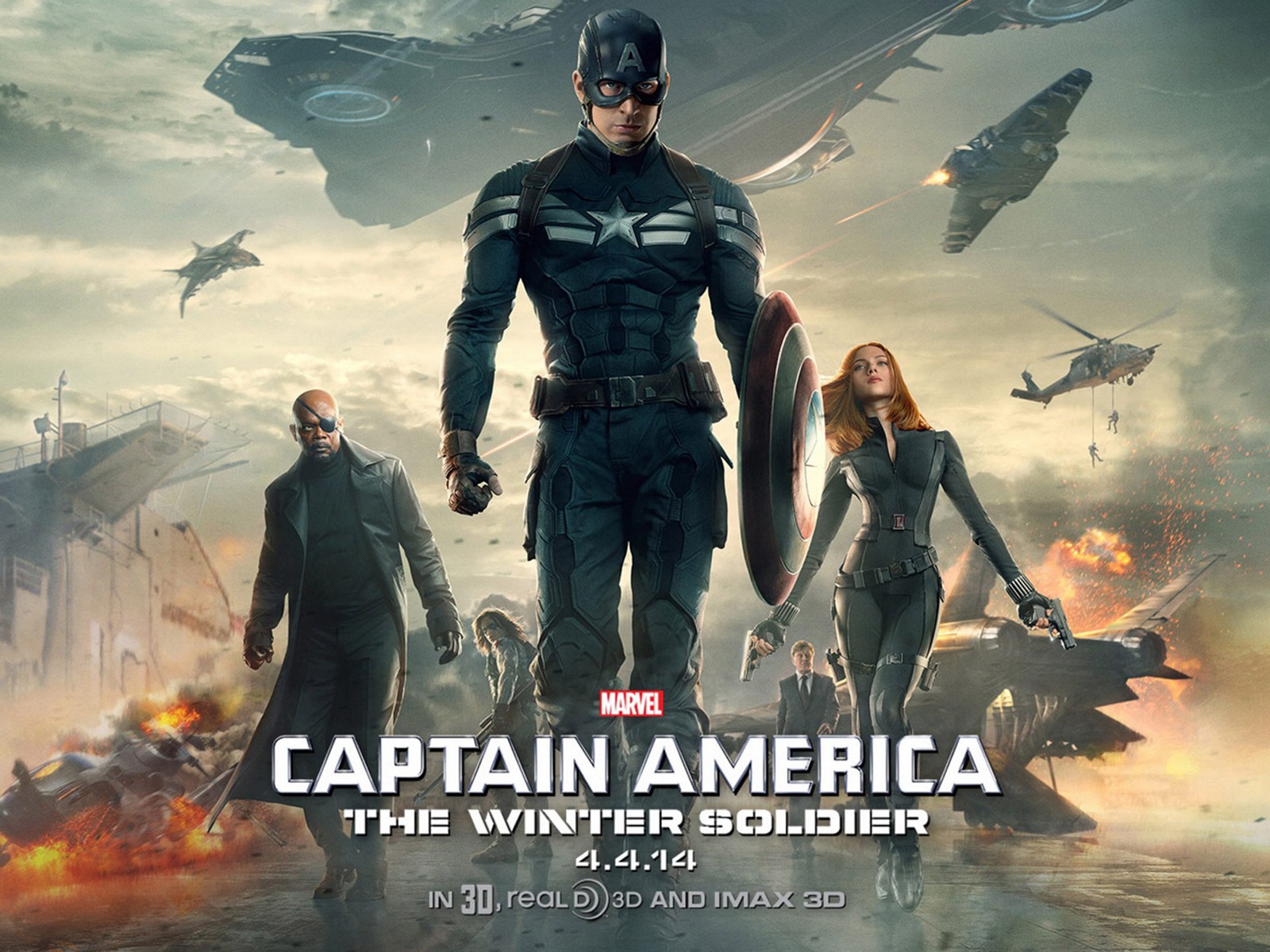 Капитан Америка: Зимний Солдат HD обои #1 - 1600x1200