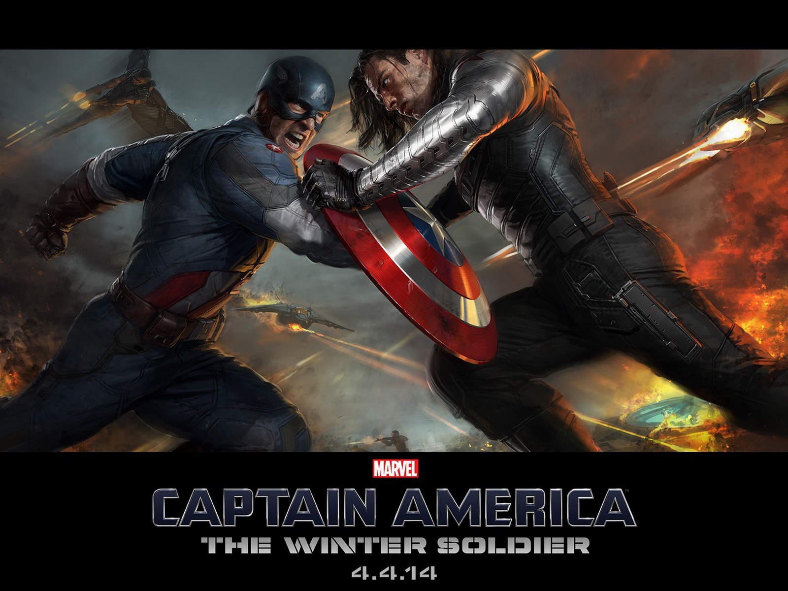 Captain America: The Winter Soldier HD tapety na plochu #13 - 1600x1200