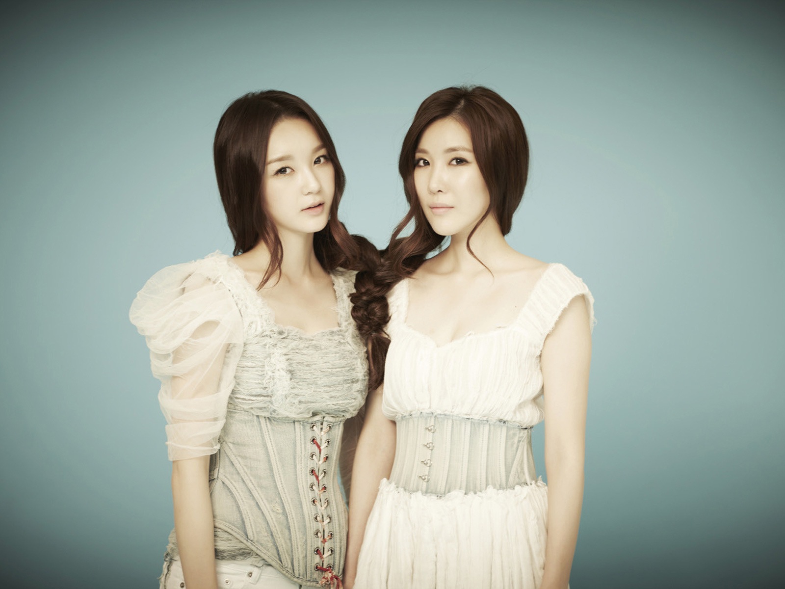 Davichi, корейский группы девушки дуэт, HD обои #6 - 1600x1200