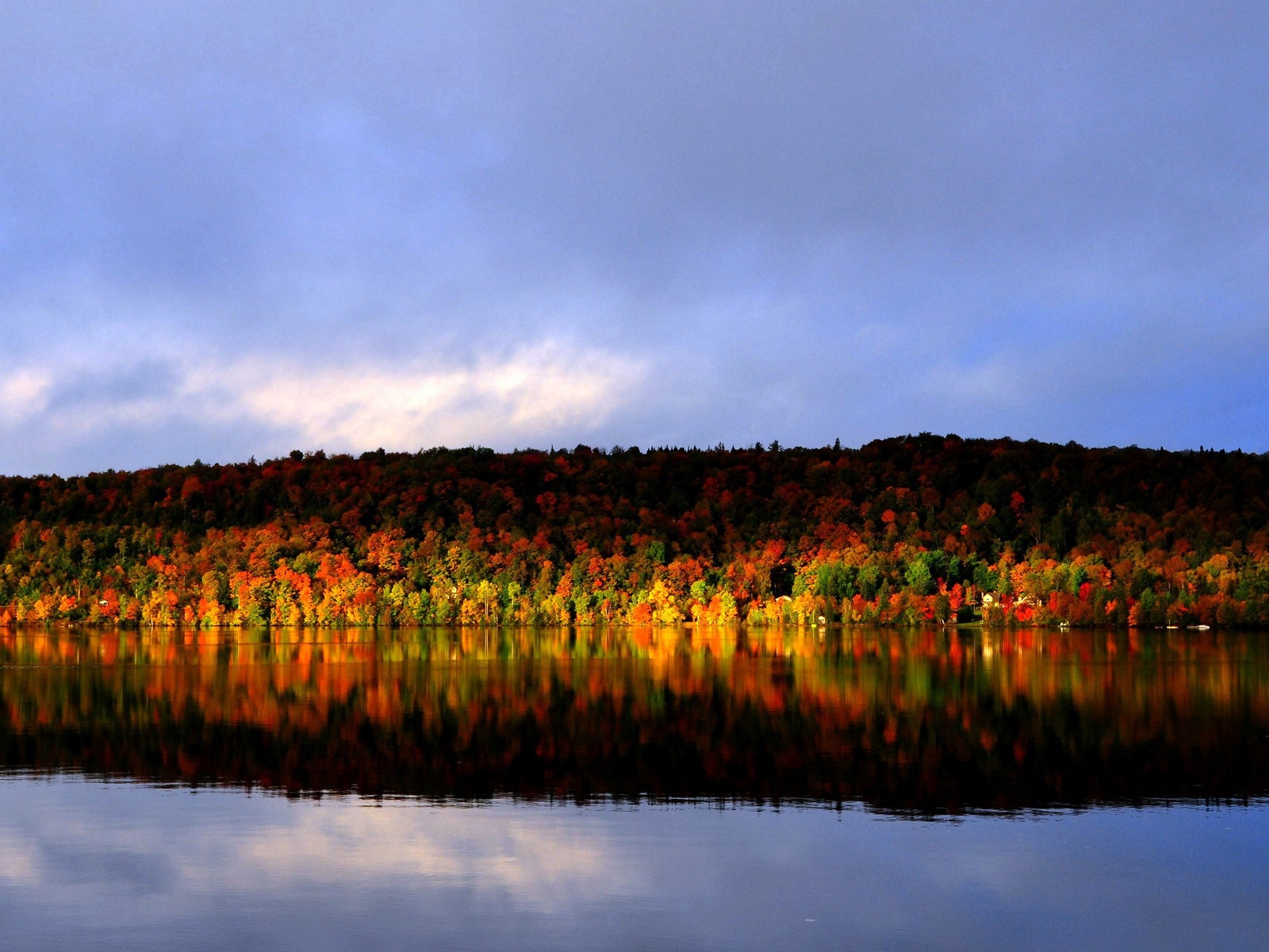 El agua y los árboles en otoño fondos de pantalla HD #3 - 1600x1200