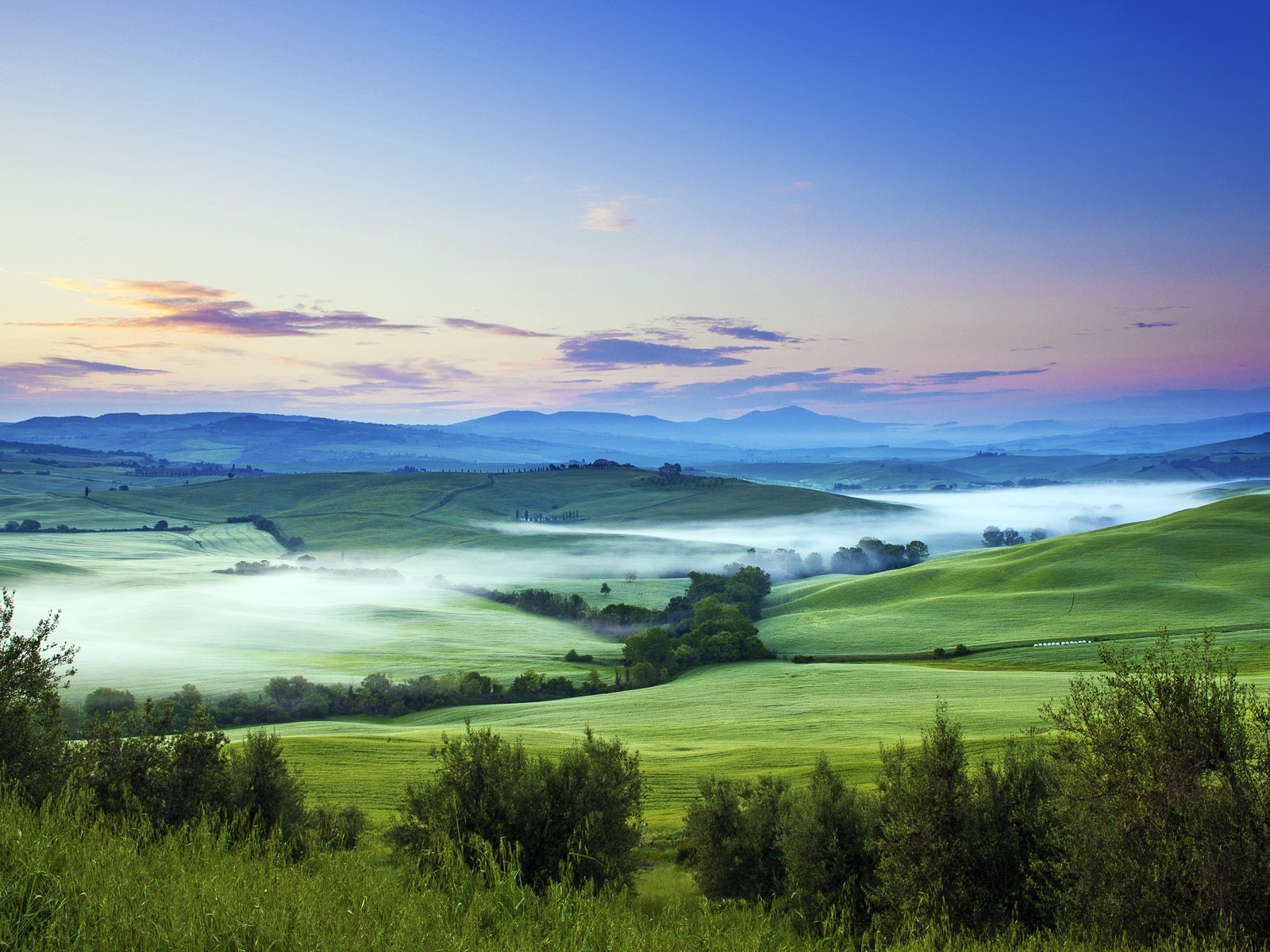 Misty morning scenery, Windows 8 theme wallpaper #11 - 1600x1200