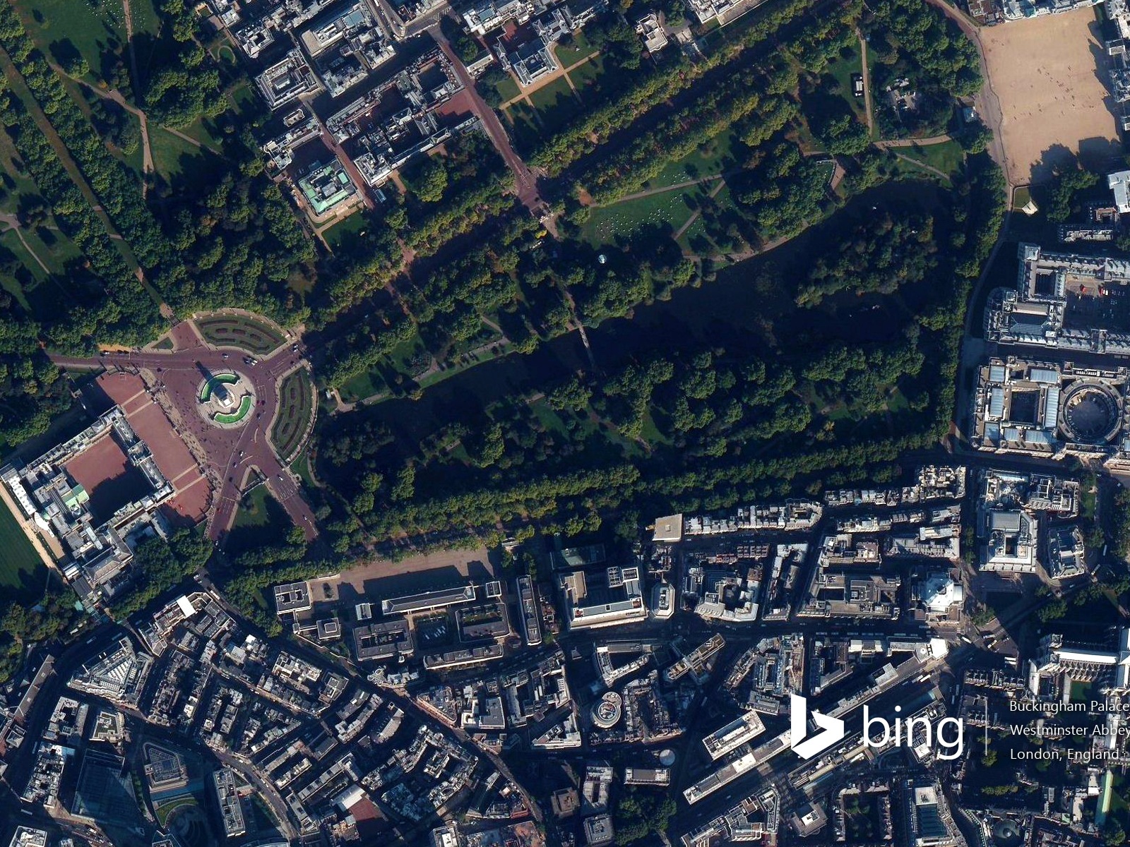 Microsoft Bing HD Wallpapers: Luftaufnahme von Europa #3 - 1600x1200