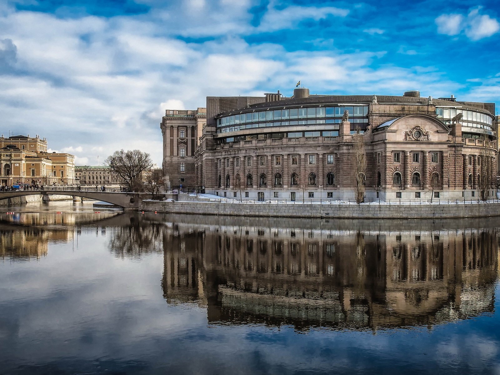 Stockholm, Švédsko, město krajina tapety #1 - 1600x1200