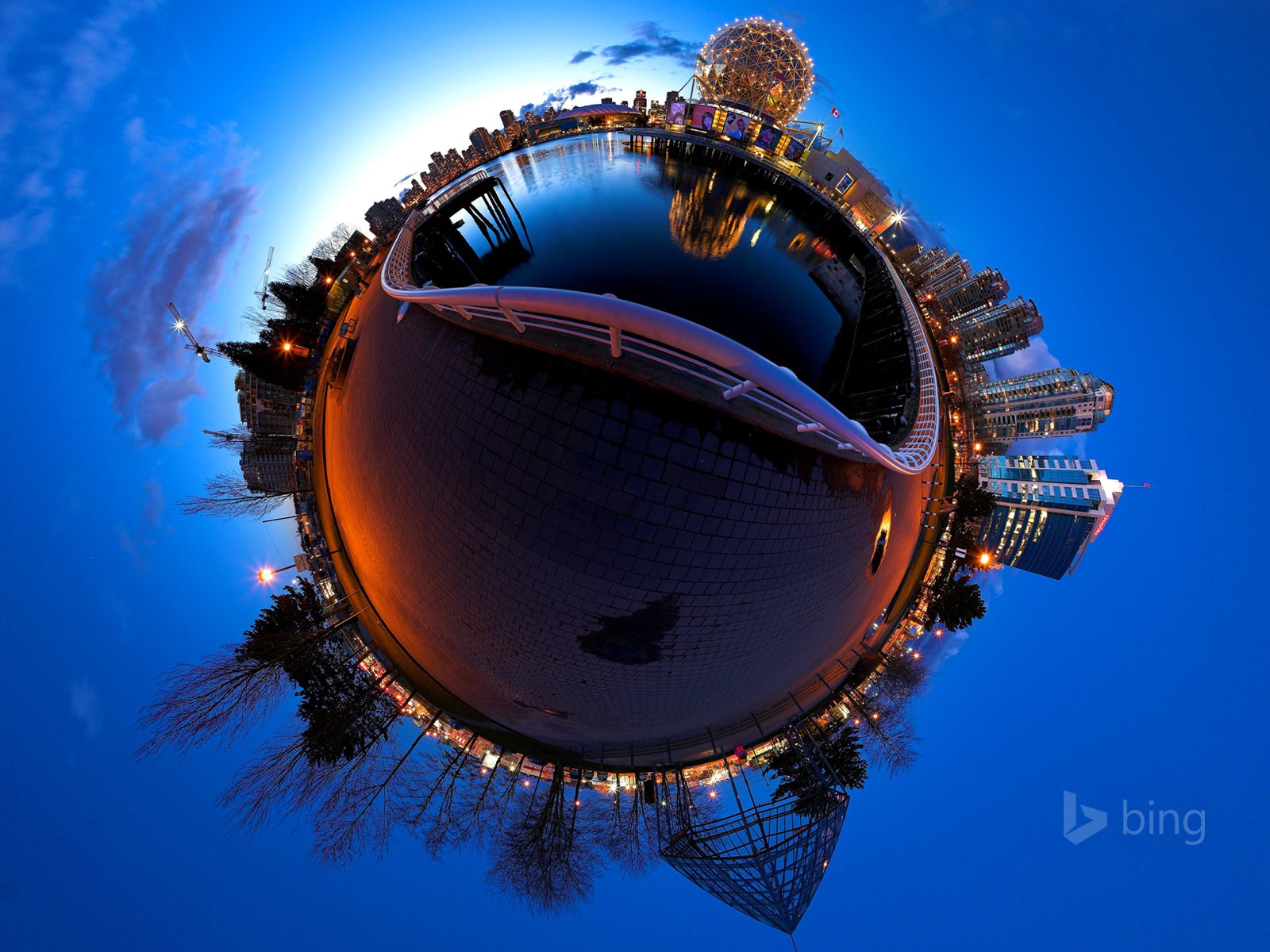 2014 빙 도시 테마의 HD 배경 화면 #15 - 1600x1200