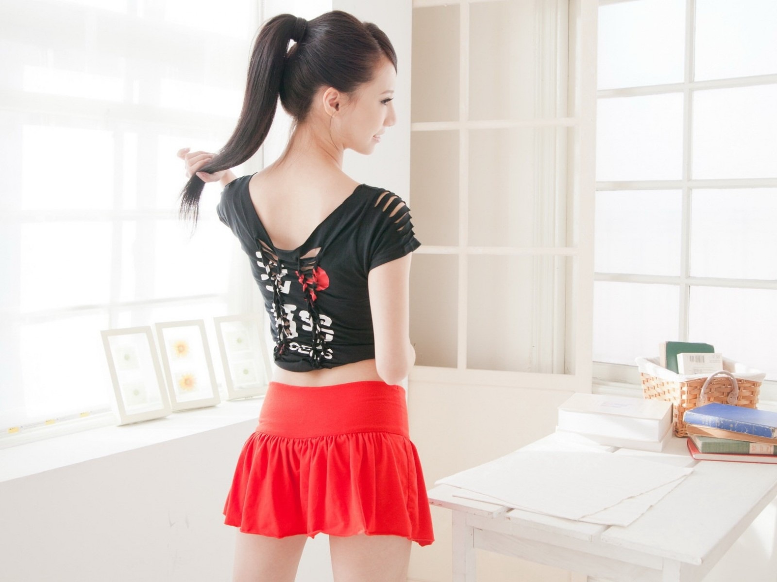 Тайвань девушки в помещении обои SunnyLin HD #12 - 1600x1200