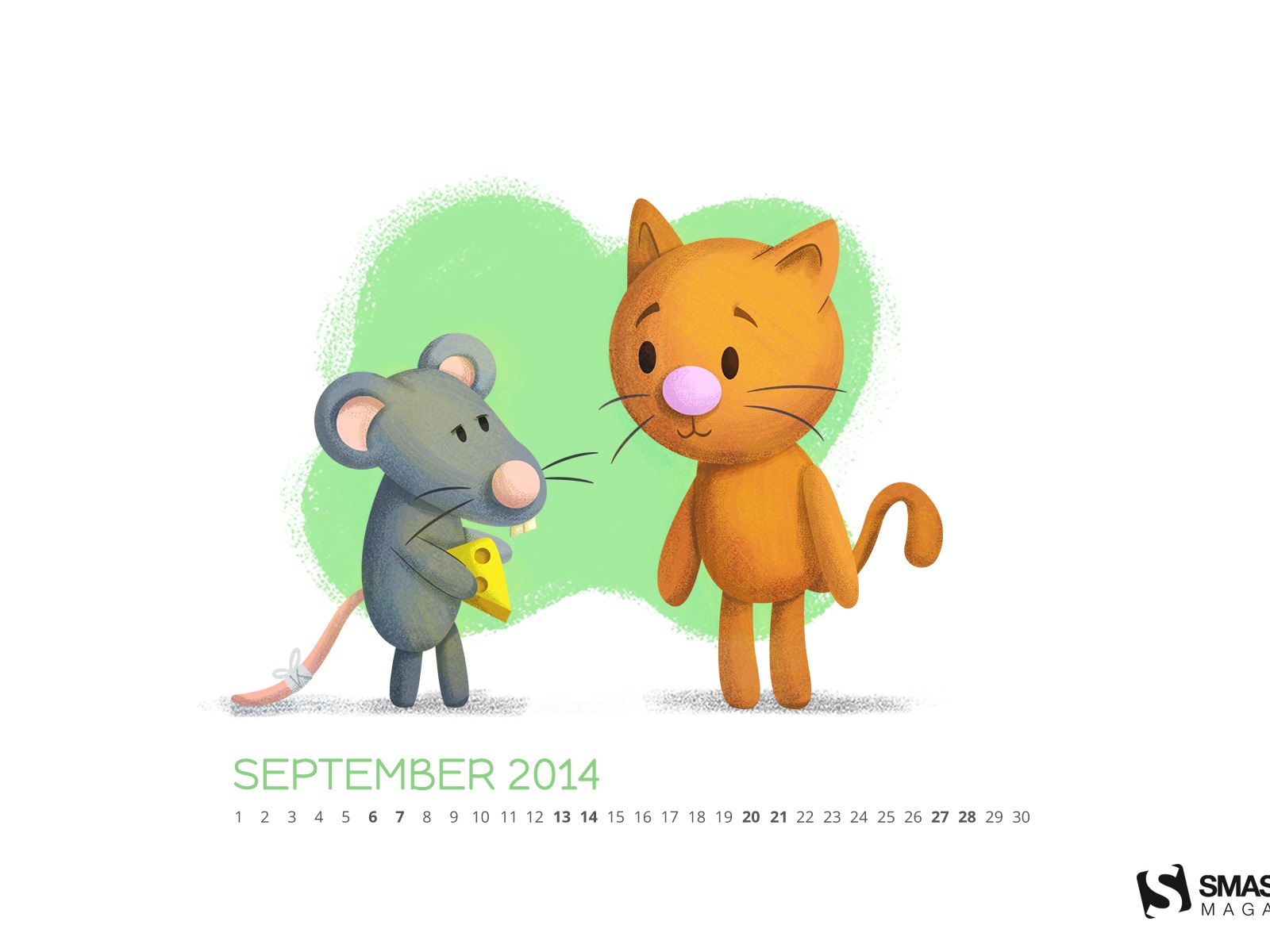 September 2014 Kalender Tapete (2) #20 - 1600x1200