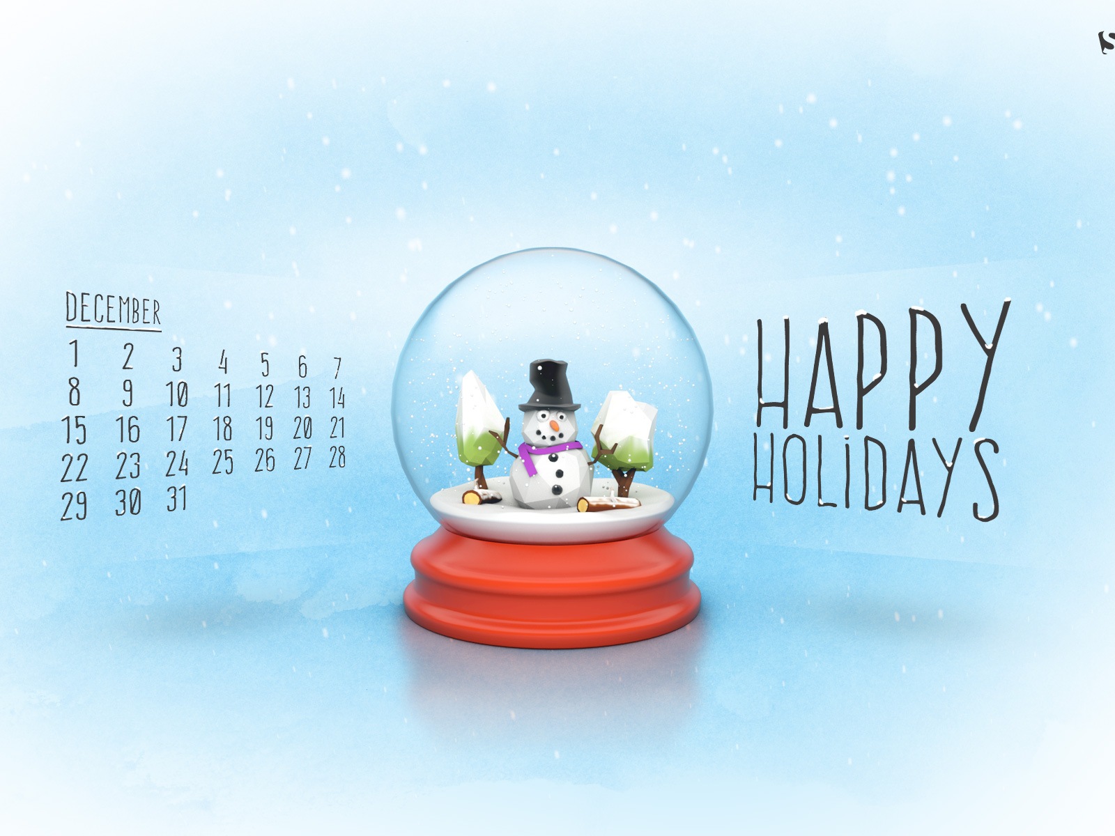 Dezember 2014 Kalender Wallpaper (2) #13 - 1600x1200