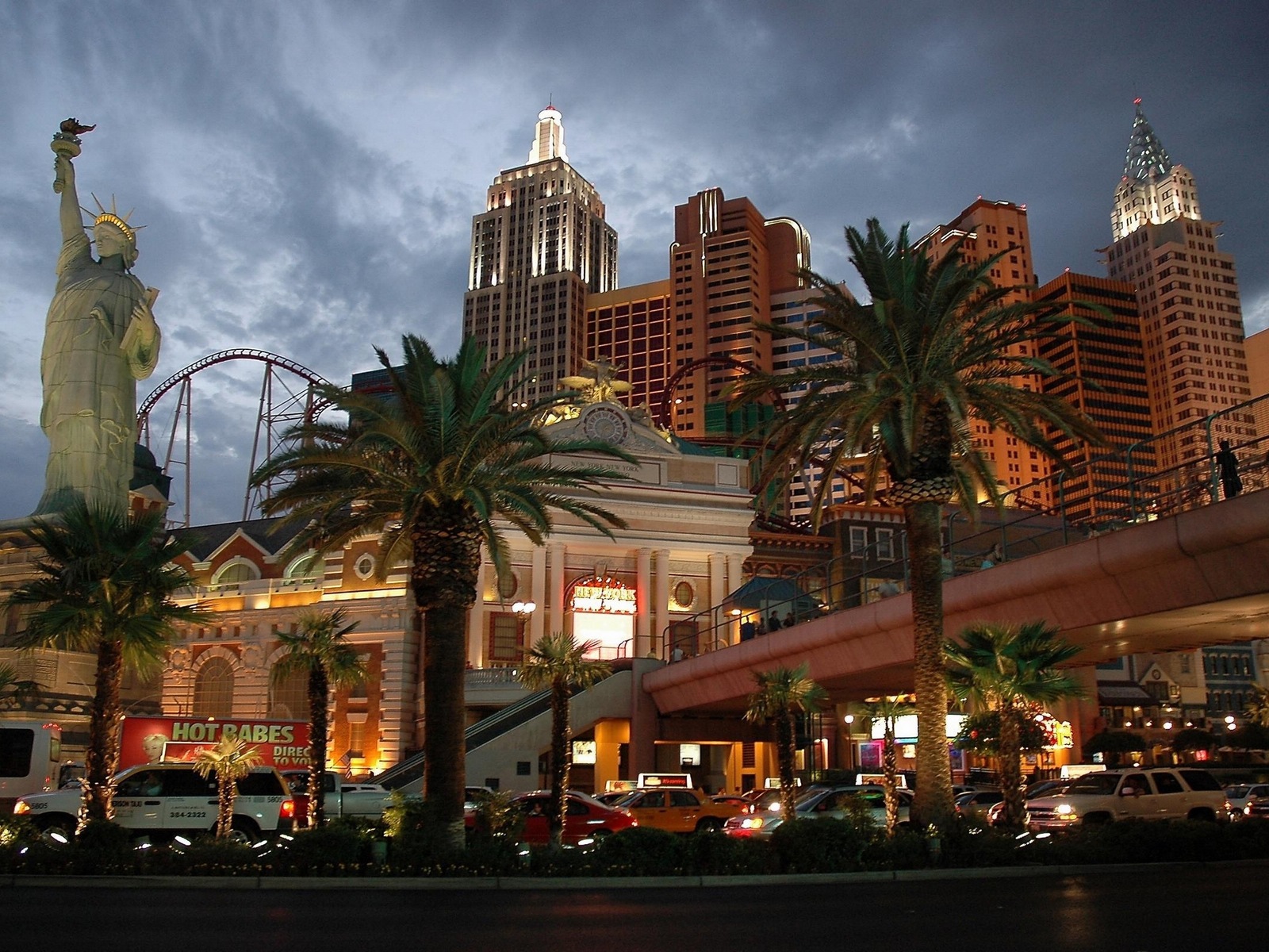 Krásný večer v Las Vegas HD tapety #8 - 1600x1200