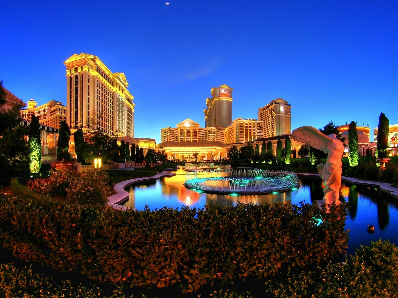 Hermosa noche en fondos de pantalla de alta definición de Las Vegas #9 - 1600x1200