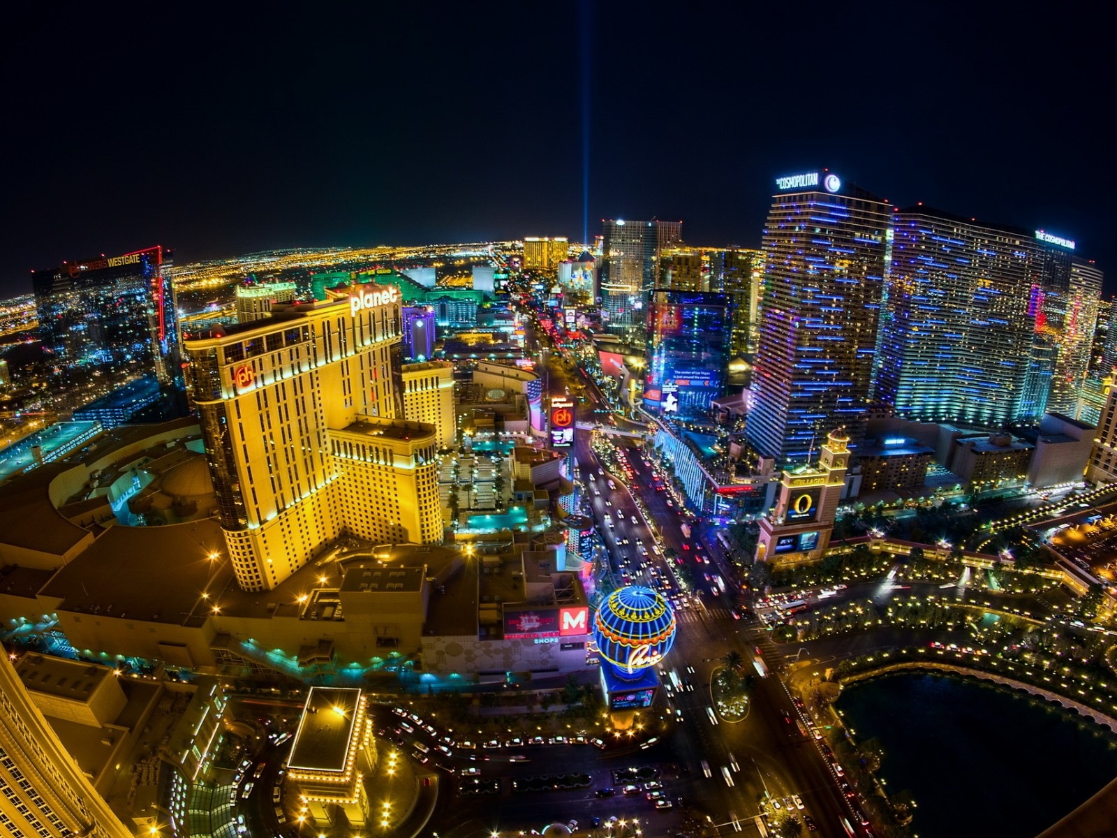 Belle nuit à Las Vegas fonds d'écran HD #13 - 1600x1200